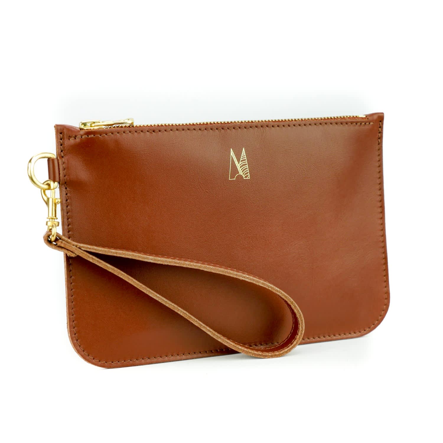 soft leather clutch bag