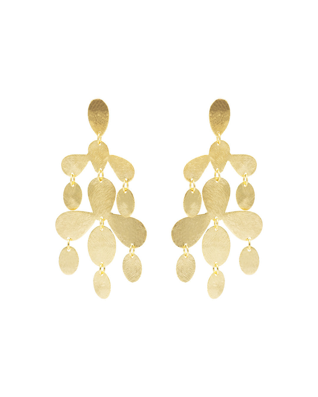 Women's Gold Nerina Chandelier Earrings | Marcia Moran