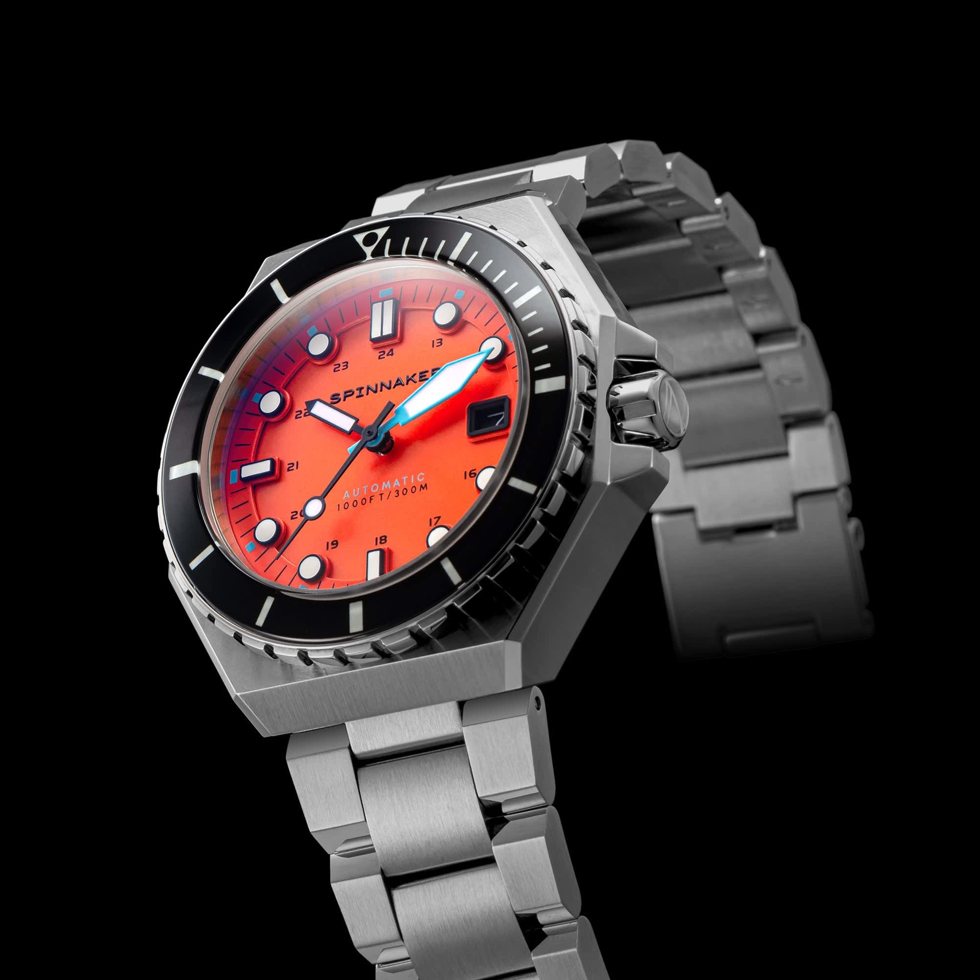 Spinnaker Dumas Men's Tangerine Japanese Automatic Watch