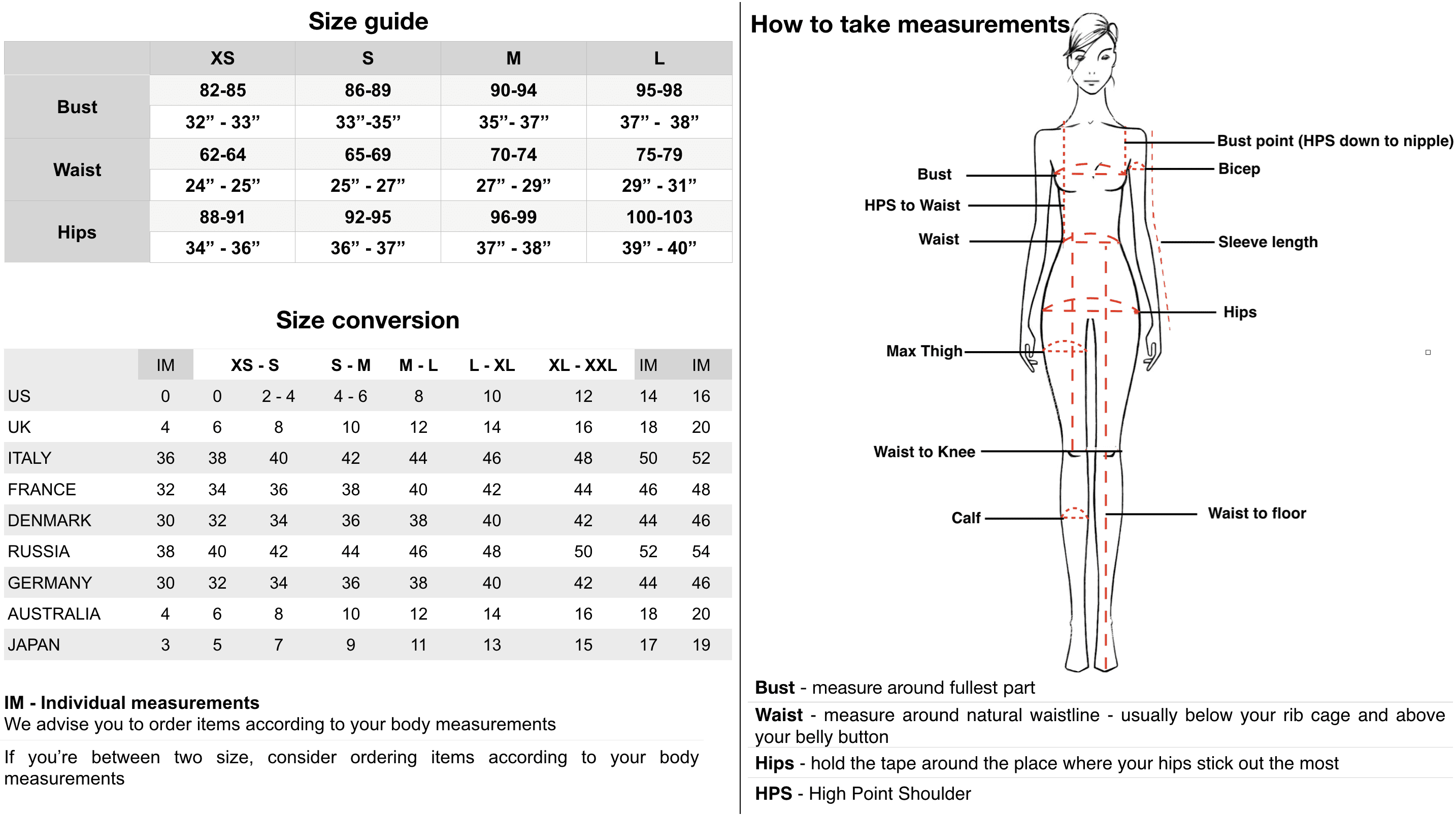 Waistline интернет магазин. Size Guide. Размер Taille 08. Size measurement. Sizing Guide.