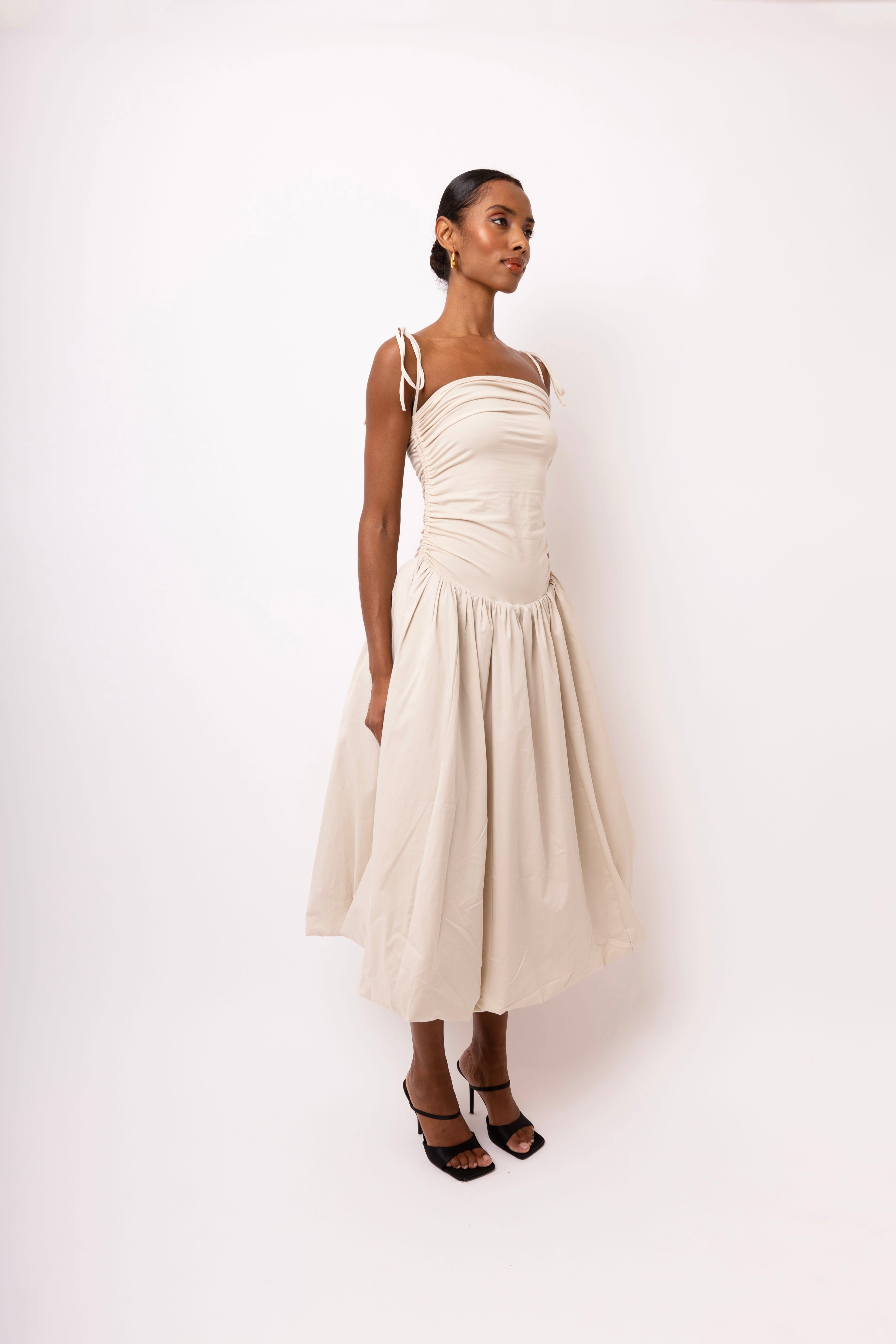 Cream alexa dress hotsell