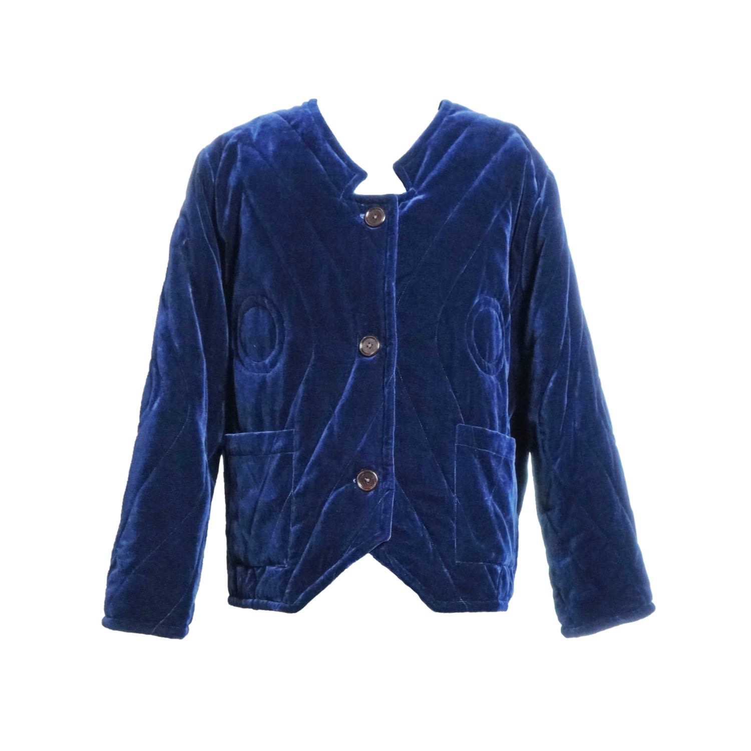 Women’s Blue Shadow Gaze Coat Extra Large Solai