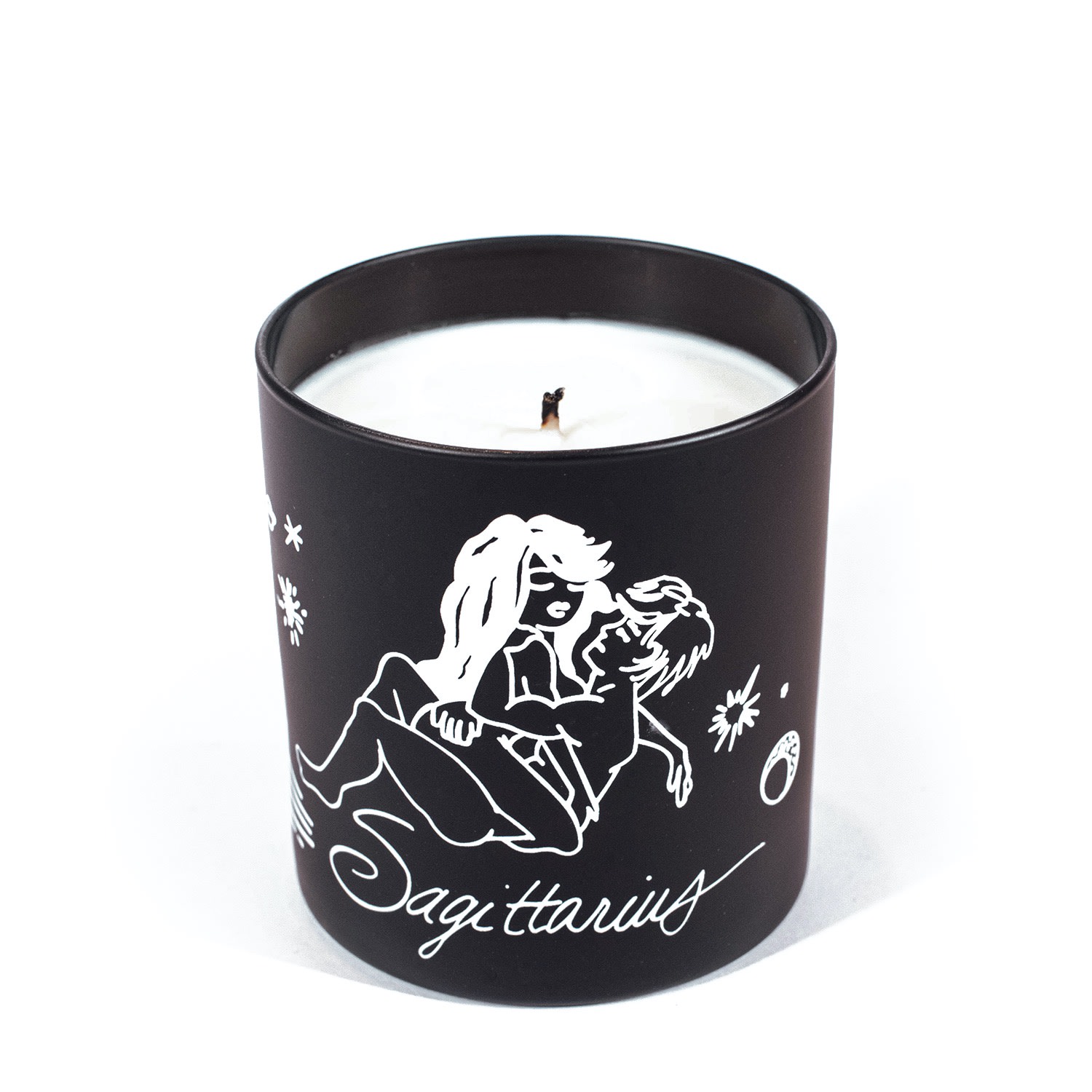 Sagittarius Zodiac Horoscope Massage Candle One Size Black Cake