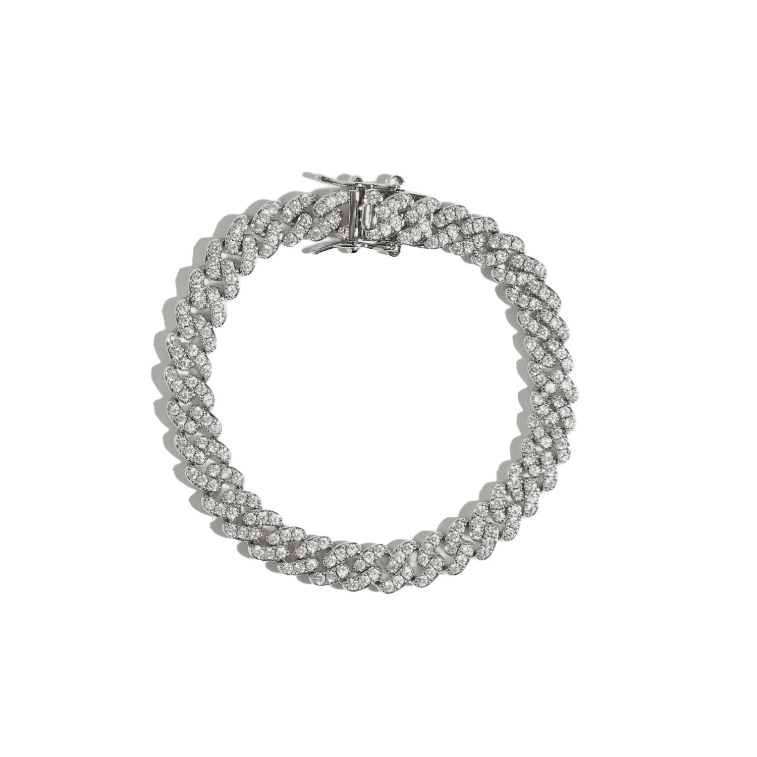 Drae Collection Women's Thin Havana Bracelet Silver In Silver