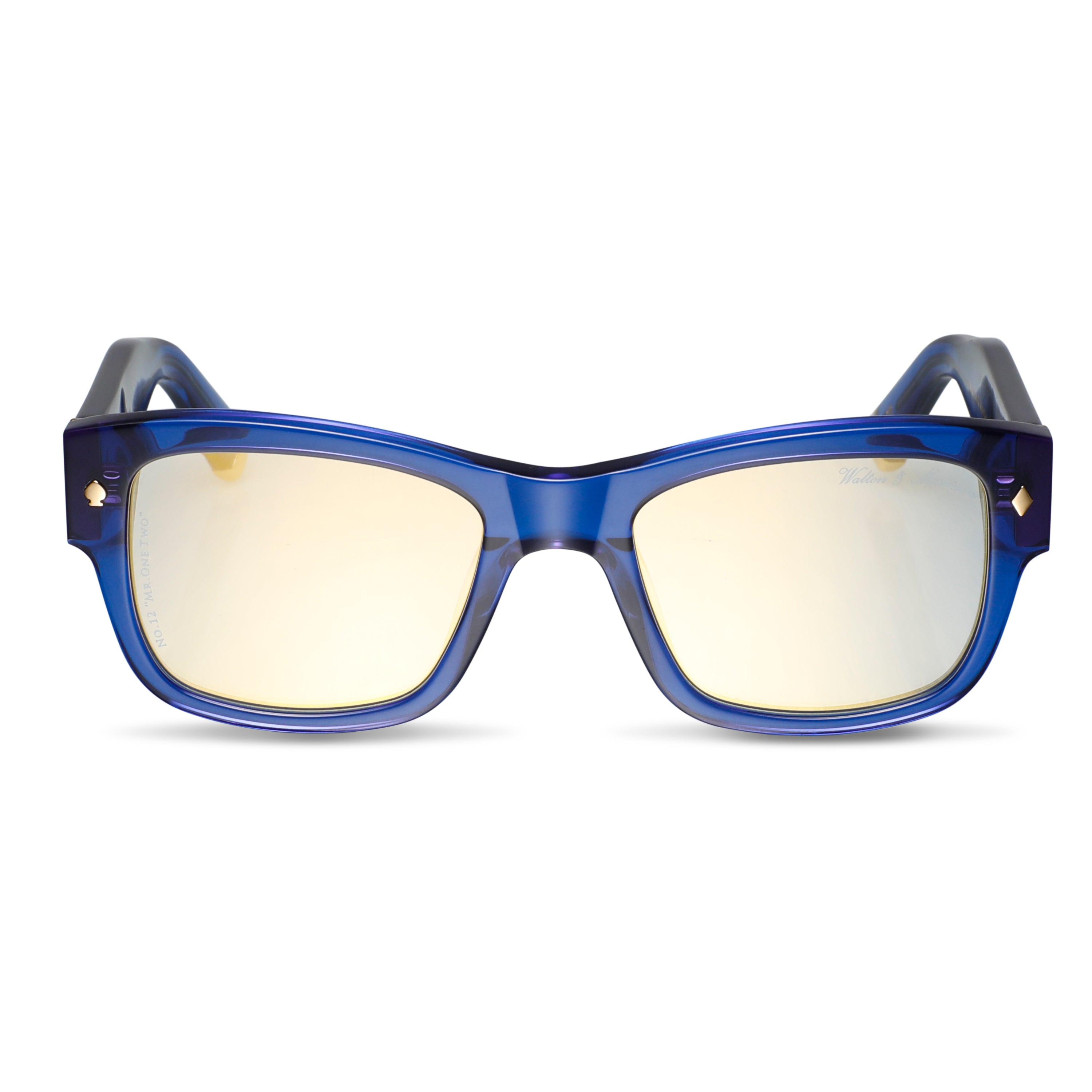 Walton & Mortimer Women's ® Mr One Two Midnight Blue Limited Edition Photochromic Sunglasses