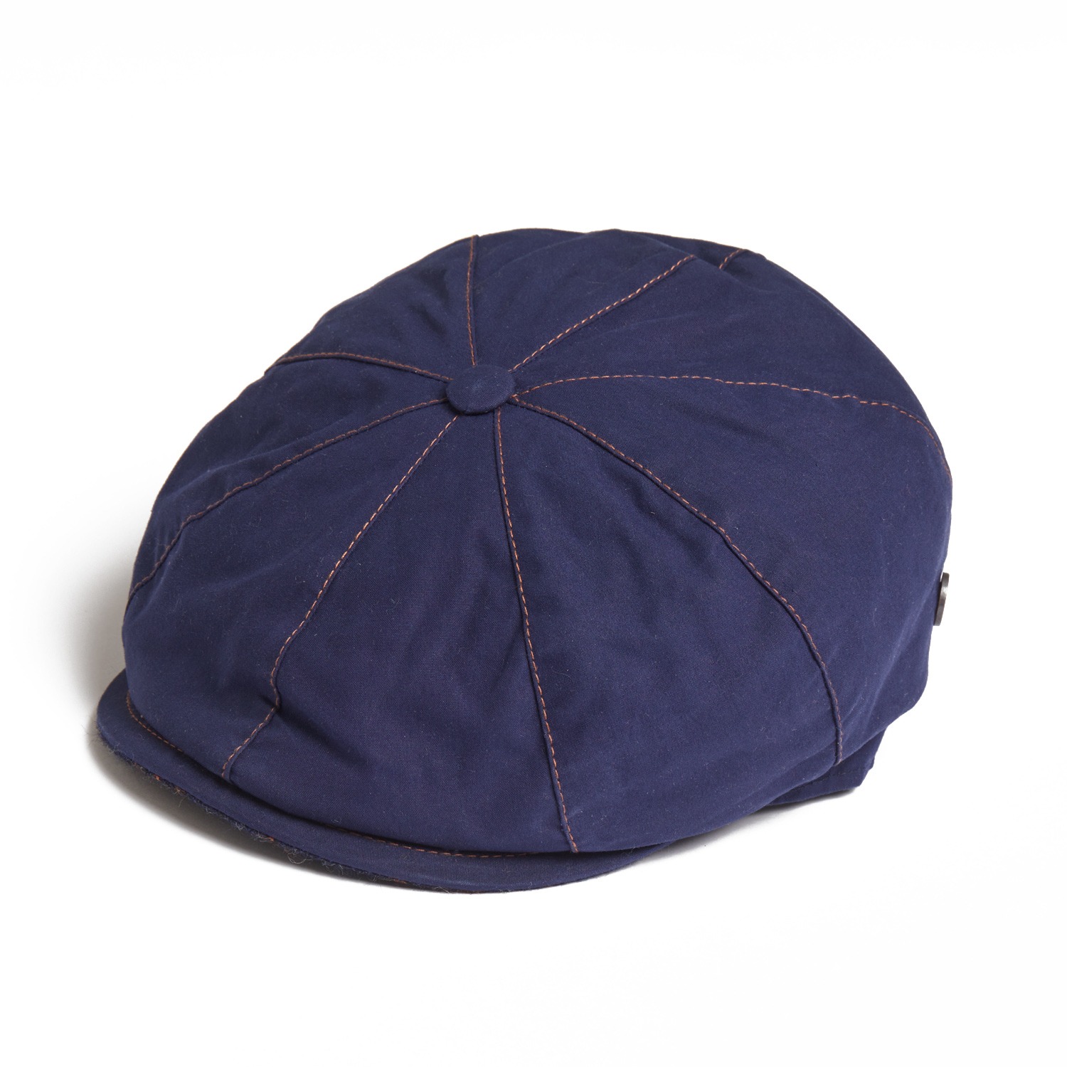 Dasmarca Hats Men's Blue Josh Navy Italian Waterproof Newsboy Bakerboy Cap In Blue