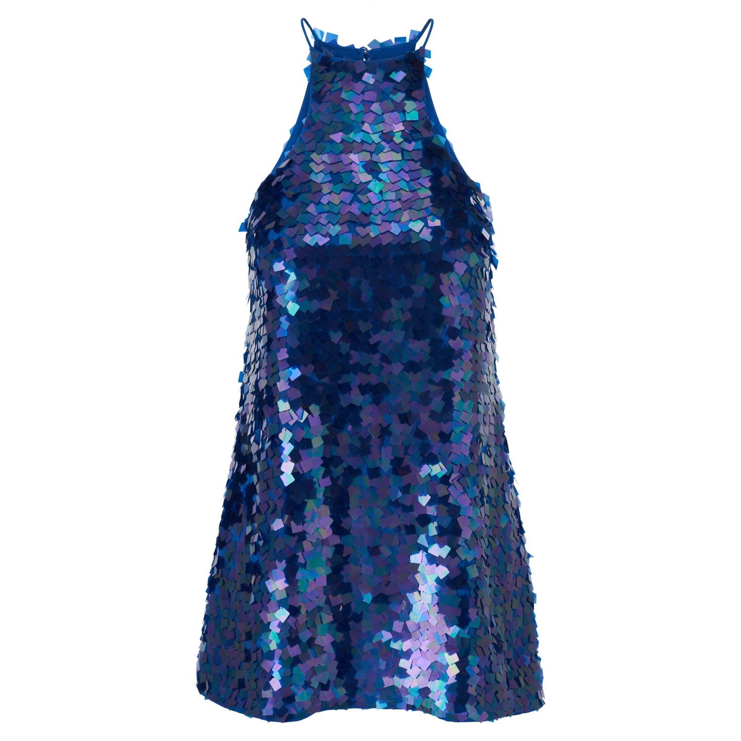 Raevynn Women's Aurora Dress In Blue Sequins In Blue