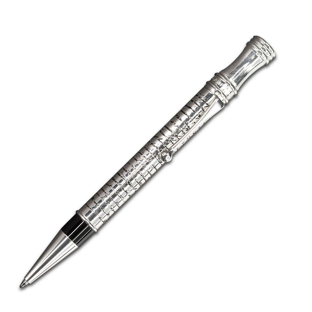 Filigree Ballpoint Silver Scritta Campo Marzio Roma 1933