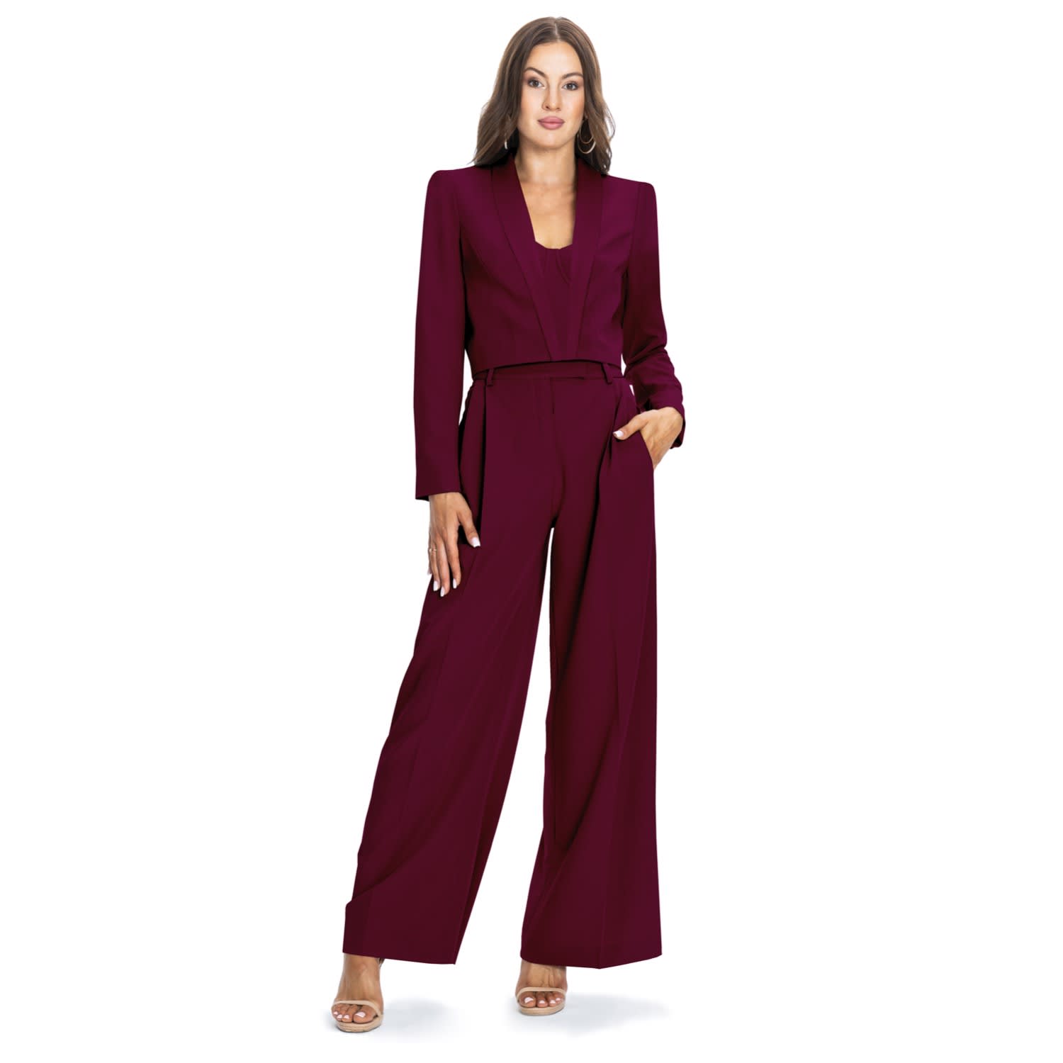 burgundy wide leg dress pants ASOS DESIGN wide leg dress pants in burgundy