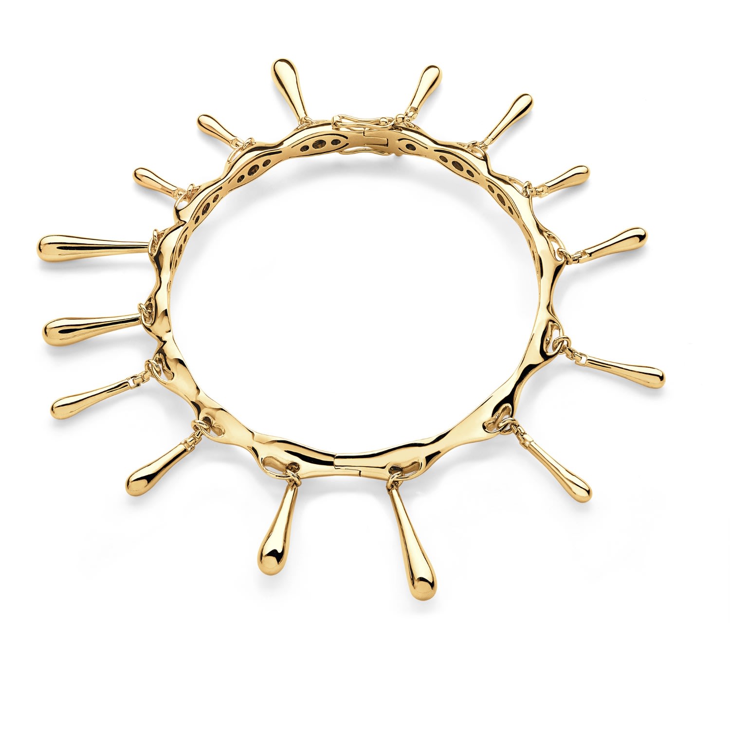 Women’s Short Drop Bangle In Gold Vermeil Lucy Quartermaine