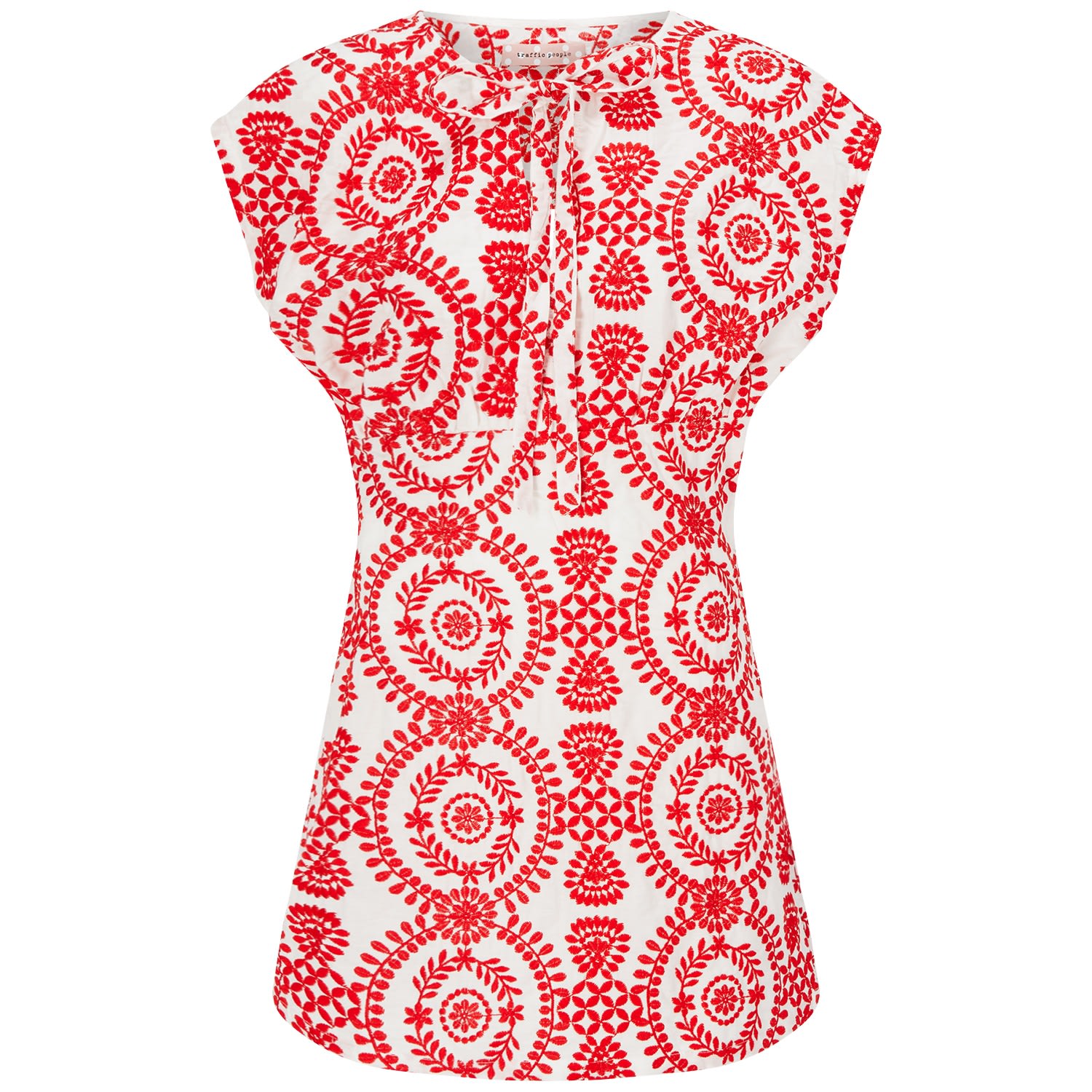 Traffic People Women's Red Spiros Love Letter Le Lenu Mini Dress In Red
