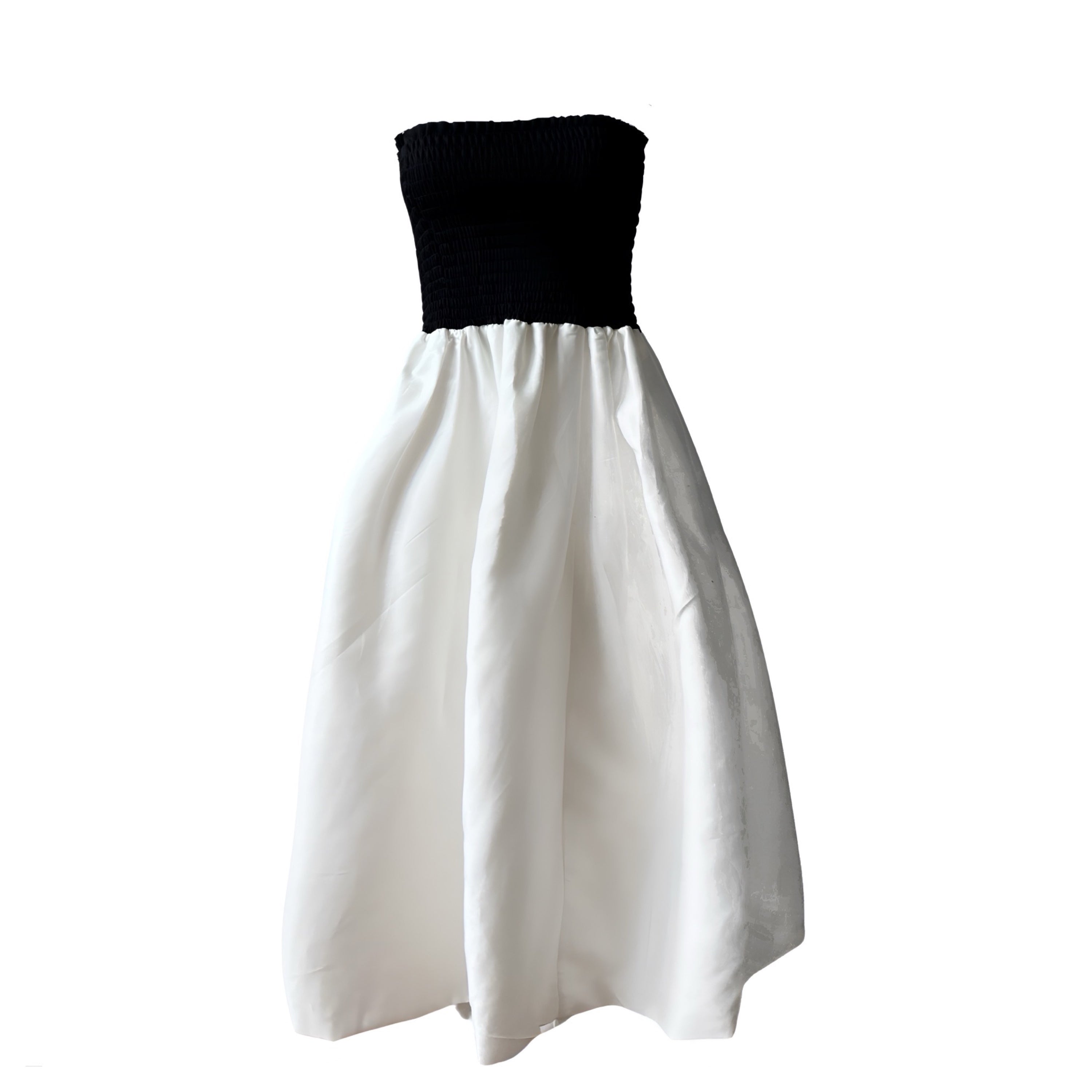 London Atelier Byproduct Women's Black / White Smoked Black & White Balloon Multi Wear Skirt Or Dress In Black/white