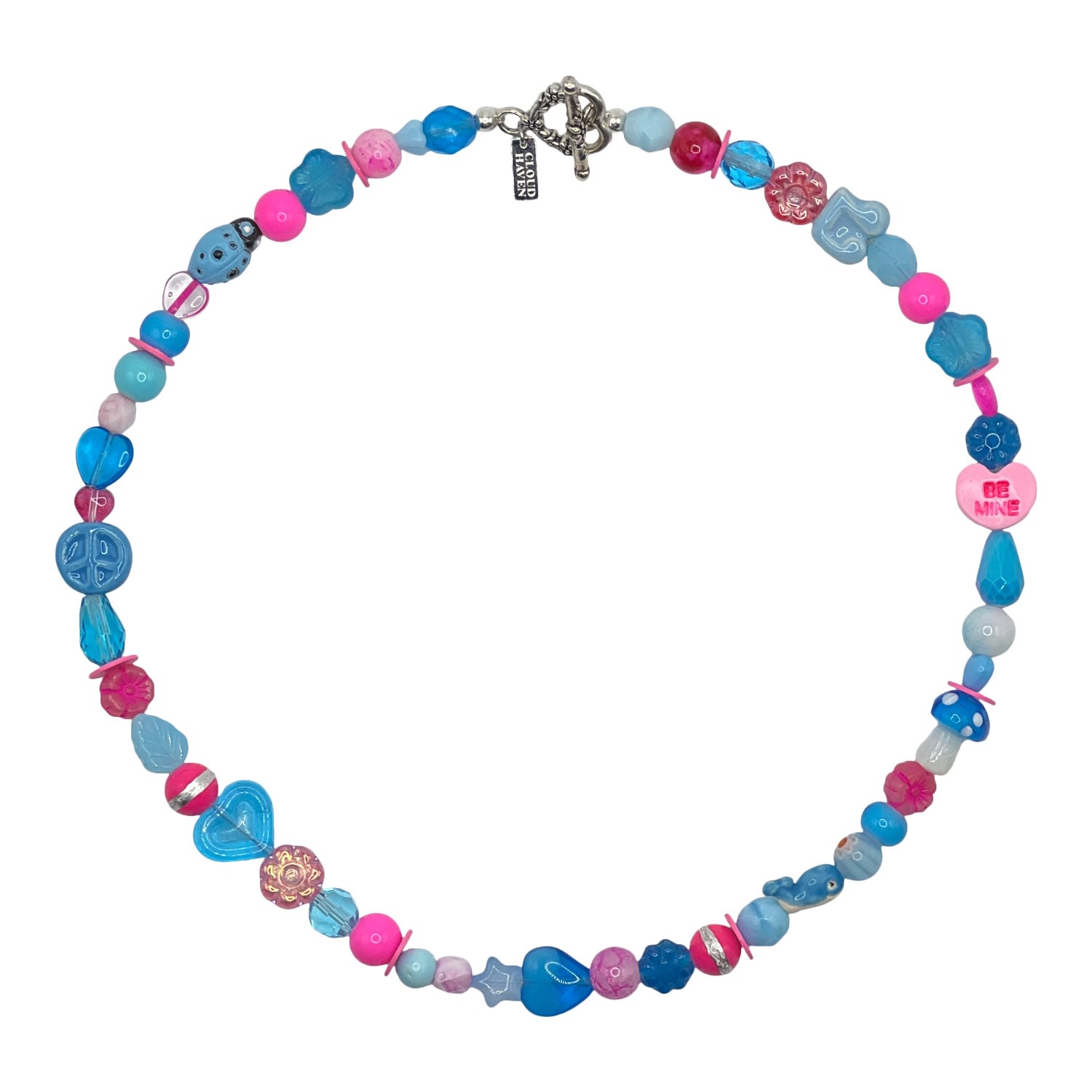 Women’s Blue / Pink / Purple Bubblegum Necklace Cloud Haven