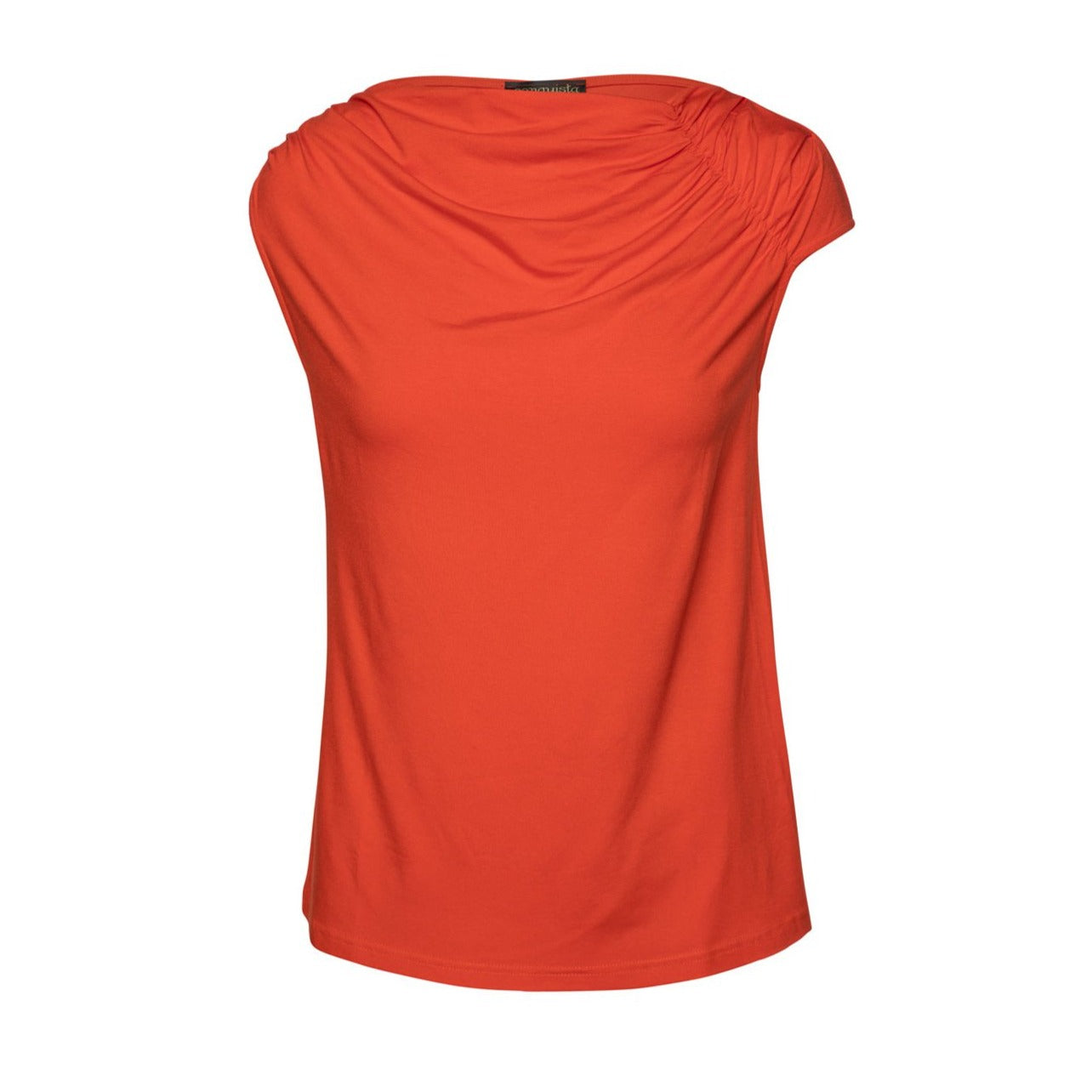 Women's Orange Asymmetric Top