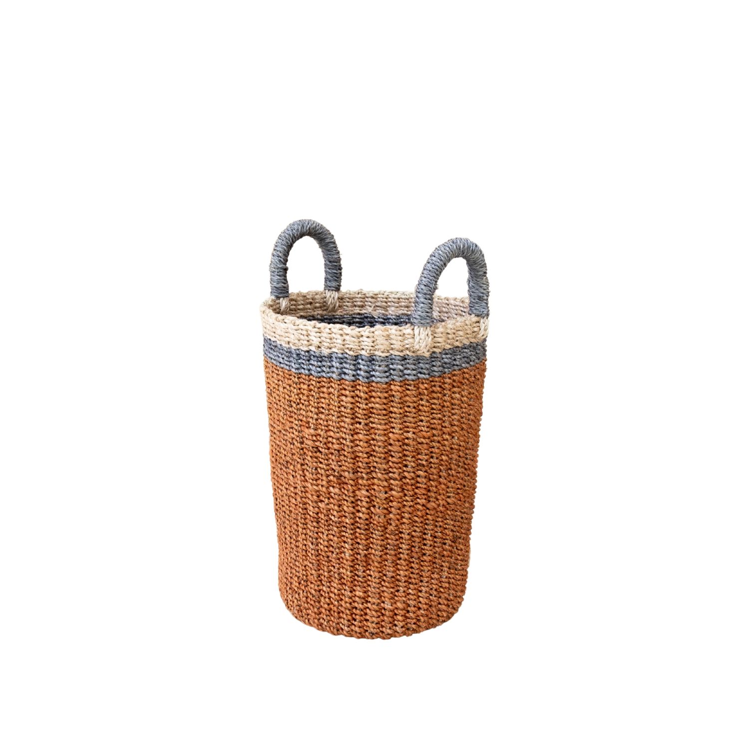 Likha Yellow / Orange / Red Coral Handwoven Vase Basket