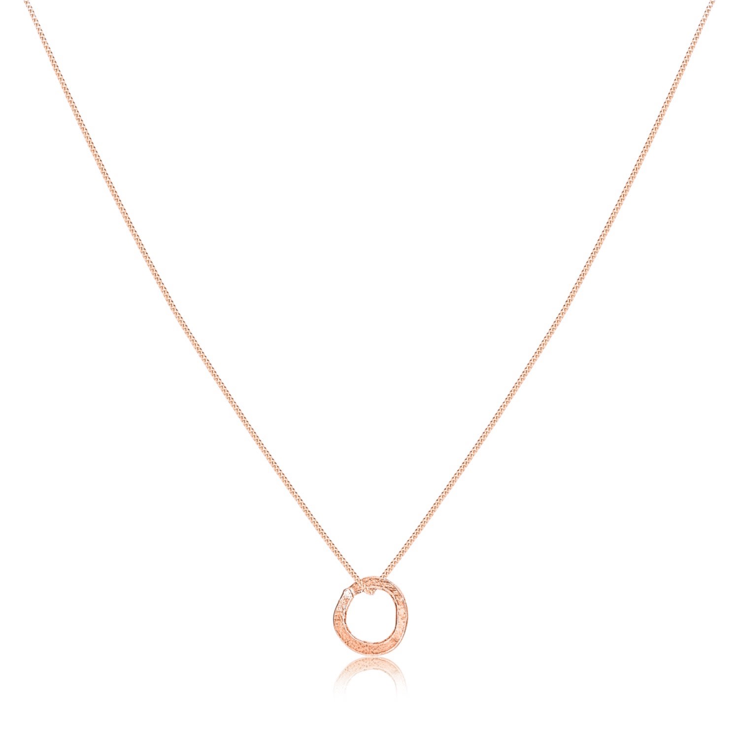 Lily Flo Jewellery Women's Pure Karma Rose Gold Necklace