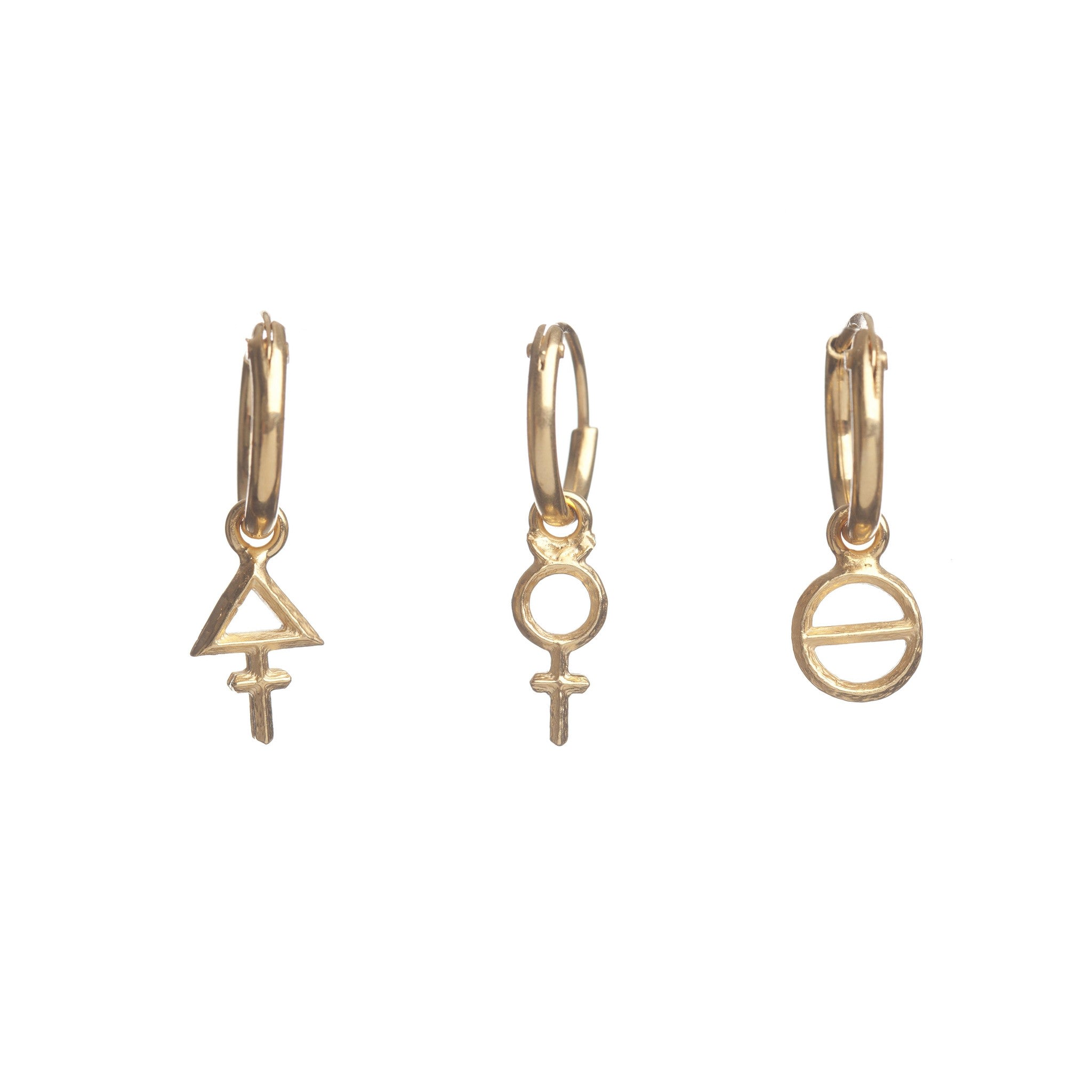 Women’s Tria Prima Mini Hoops Gold Rachel Entwistle Jewellery