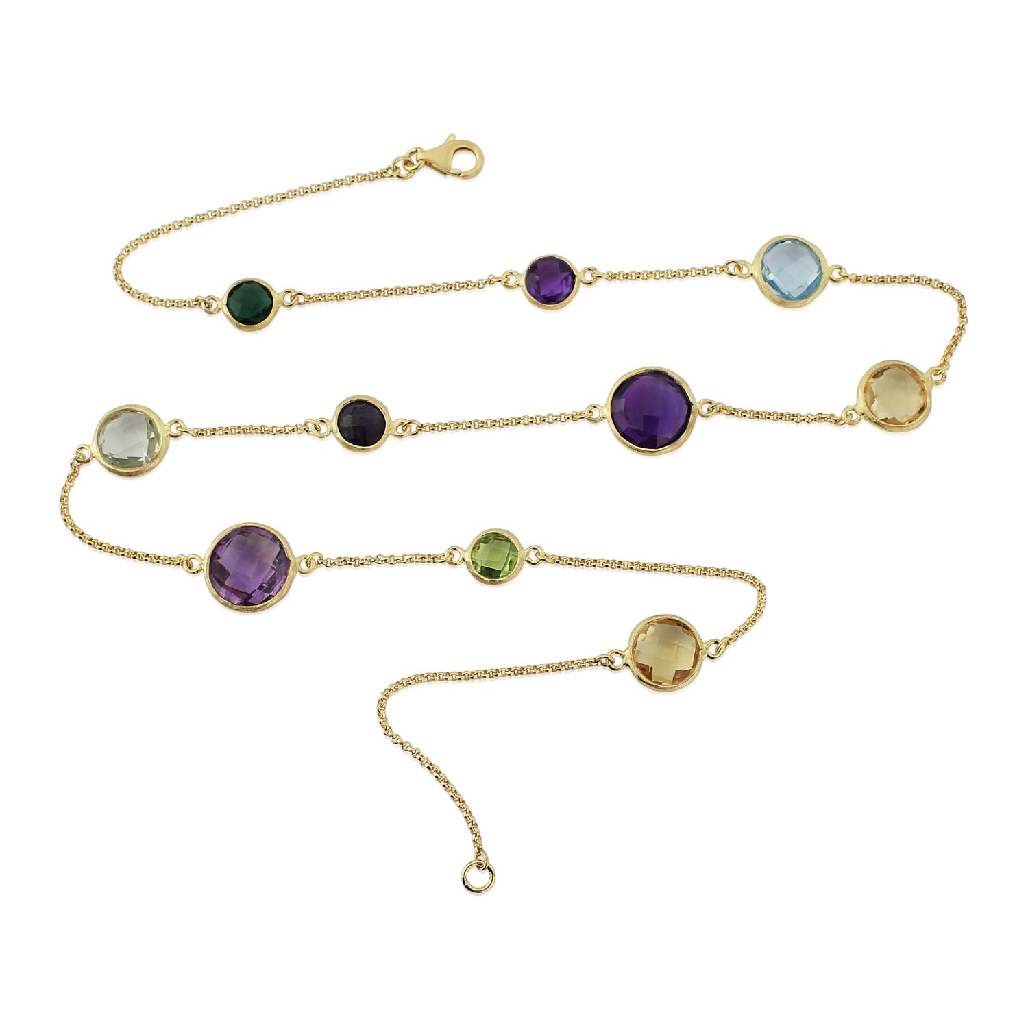 Auree Jewellery Women's Chennai Multi Gemstone & Gold Vermeil Necklace