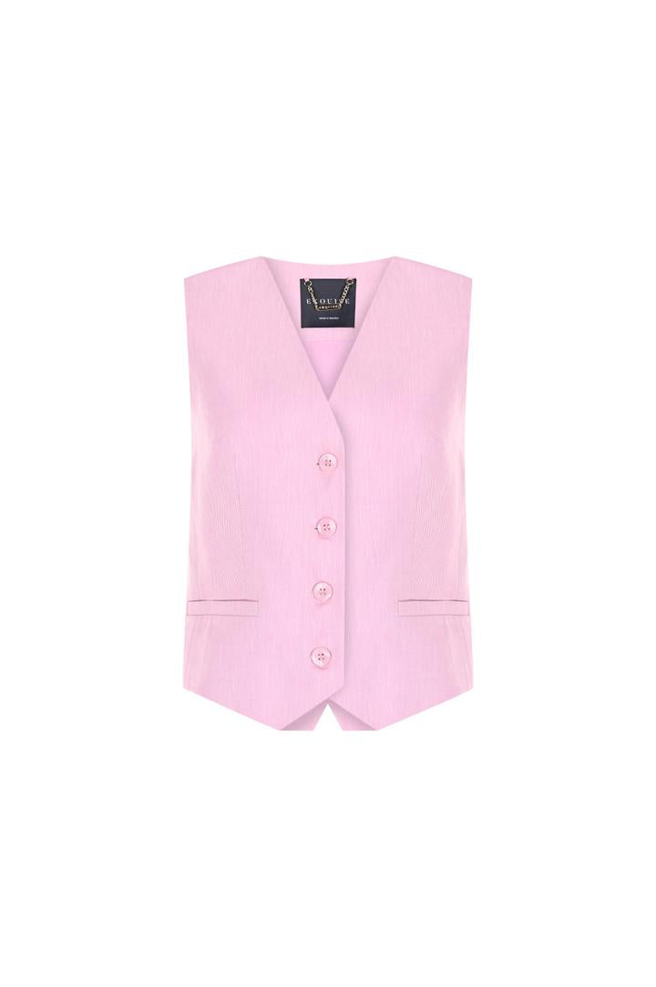 Exquise Women's Ashley Vest - Pink