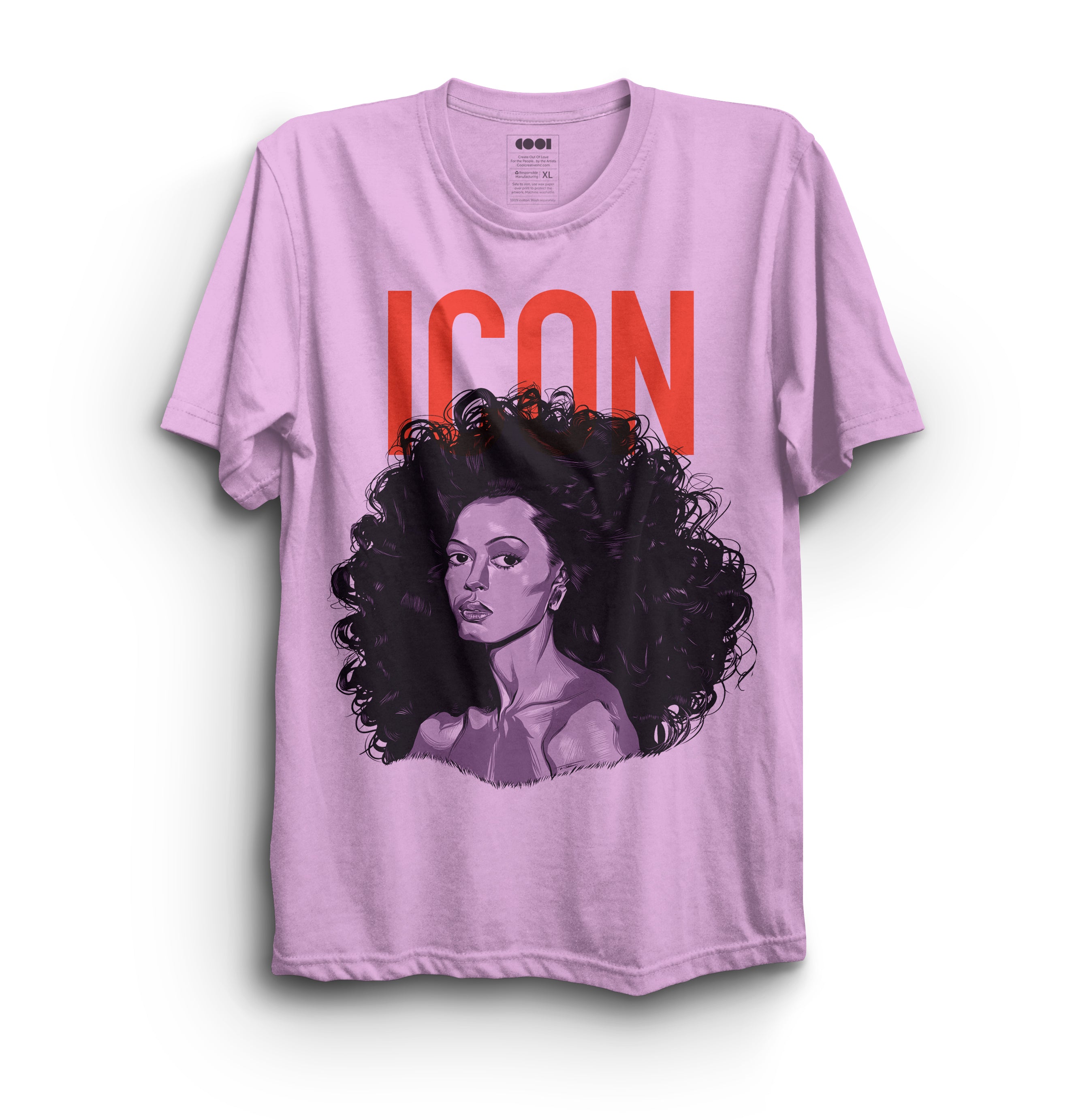 Women’s Pink / Purple Diana Icon Shirt Extra Large Cool Creative