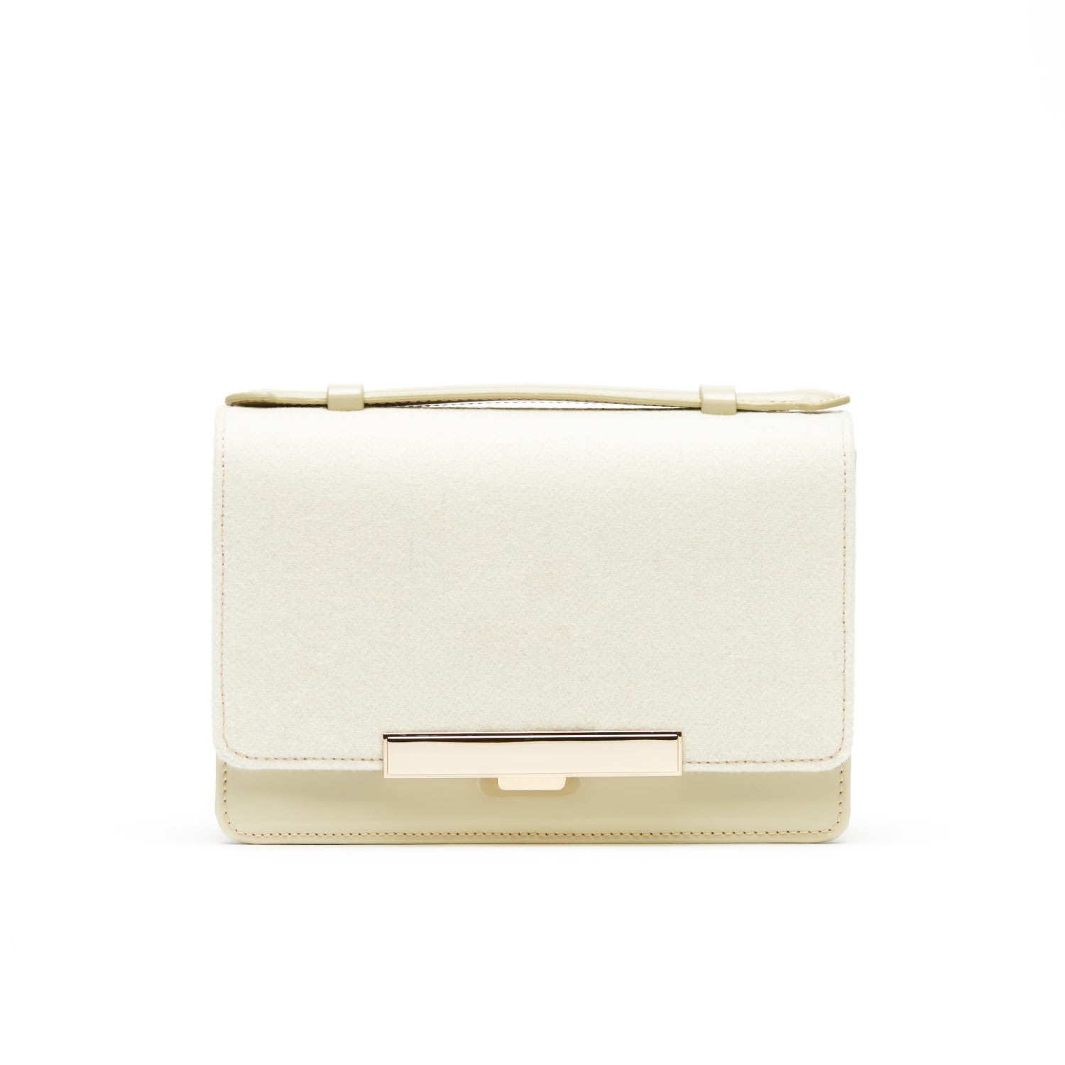 Danni Ro Women's Neutrals / White Dr. Clutch - Compact Purse- Bone Color In White