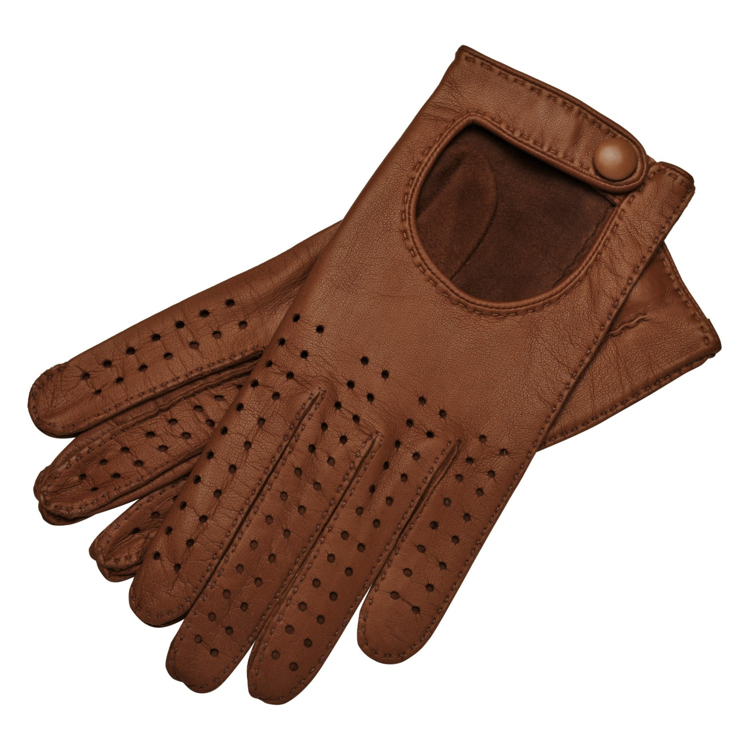 Monza - Nappa Leather Driving Gloves For Men Brown | 1861 Glove