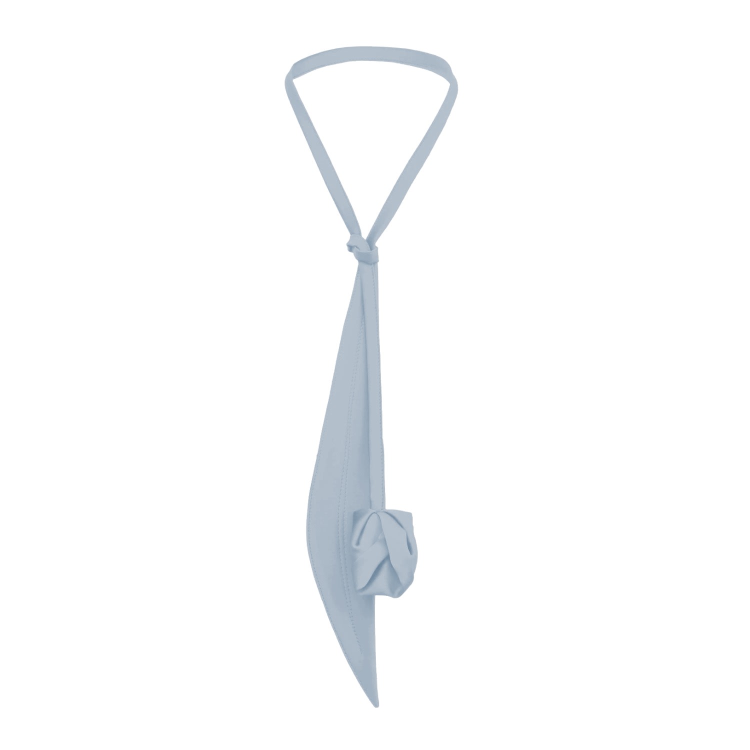 Julia Allert Women's Versatile Transformable Handmade Tie-belt Light Blue In Gray