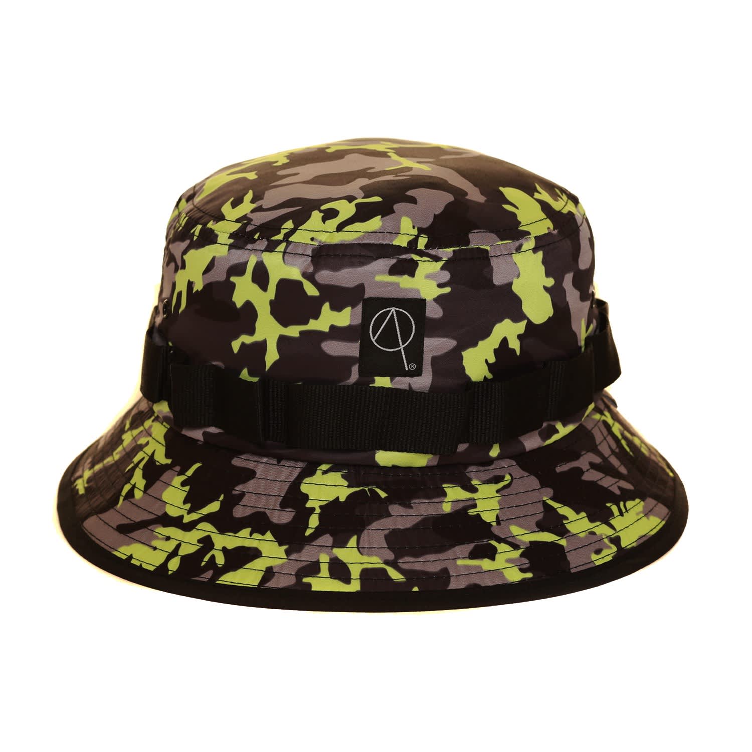 grey camo bucket hat