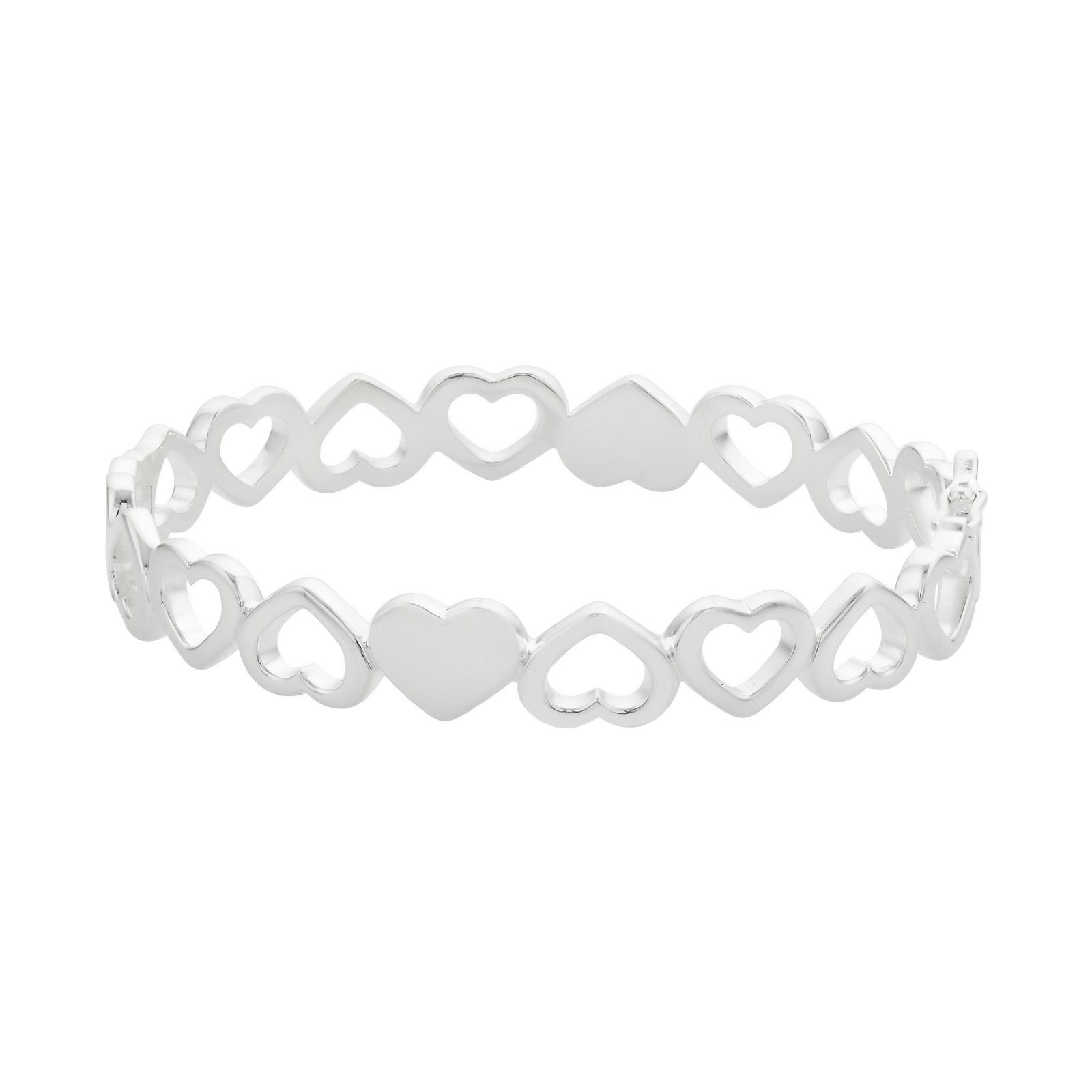 Women’s Silver Love Goes Round Bracelet Fv Jewellery