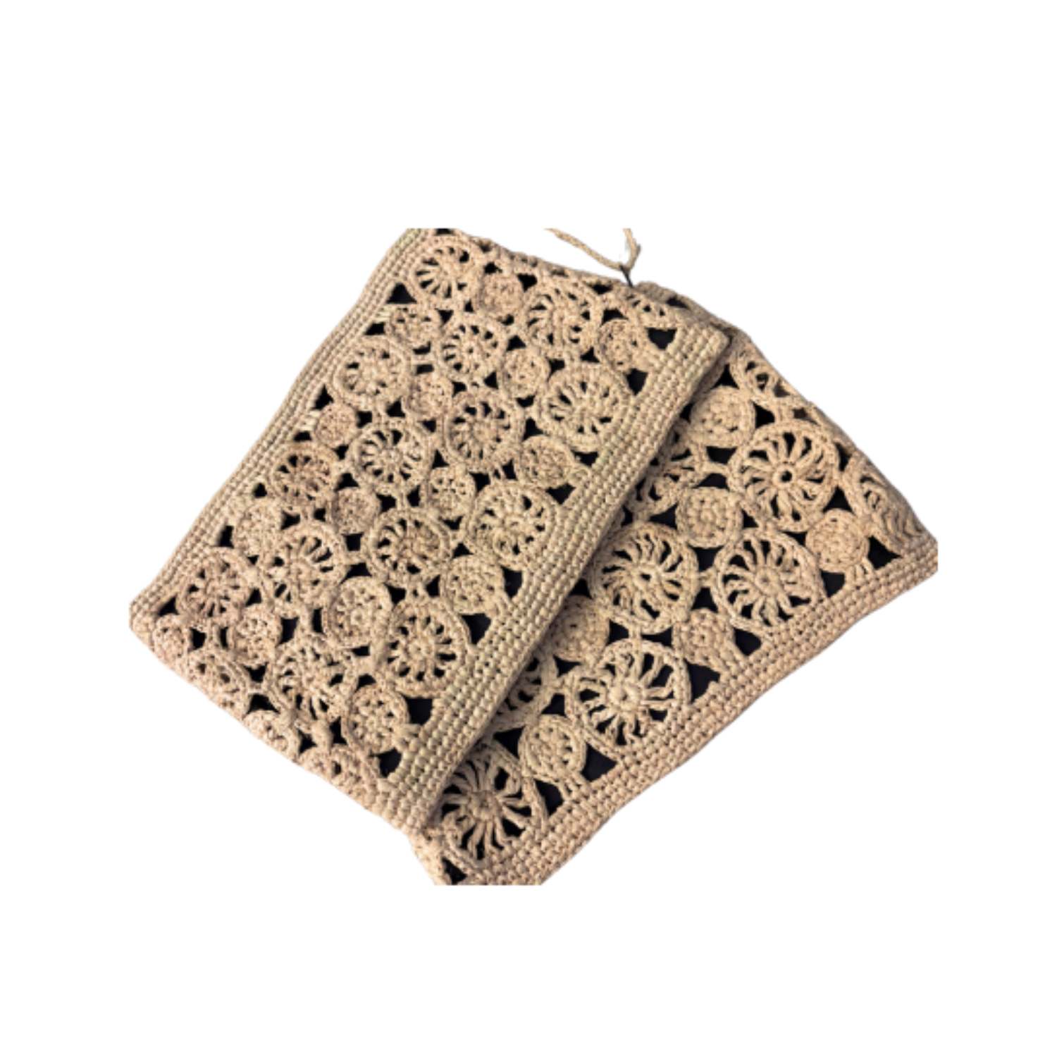 Zanatany Concepts Women's Neutrals Rond Pouch