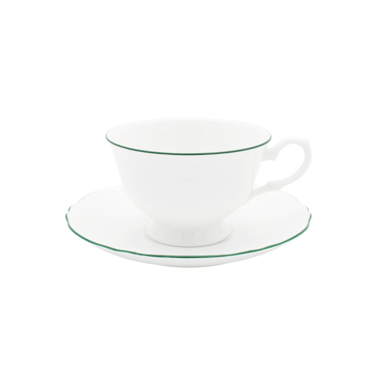 Amelie - Forest Green - Tea Cup & Saucer Twig New York