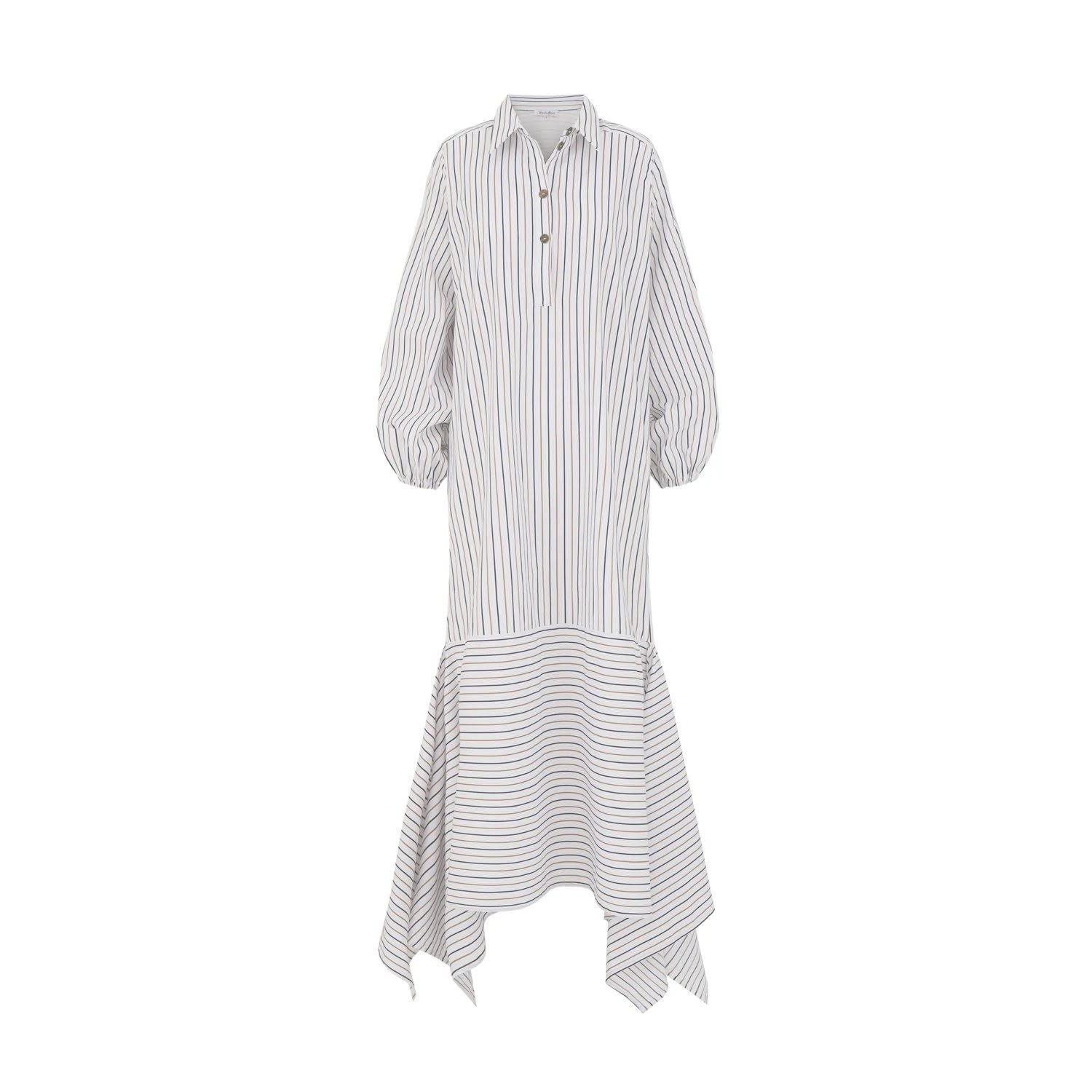 Numbat Women's Valeria Shirt Maxi Dress In White In White