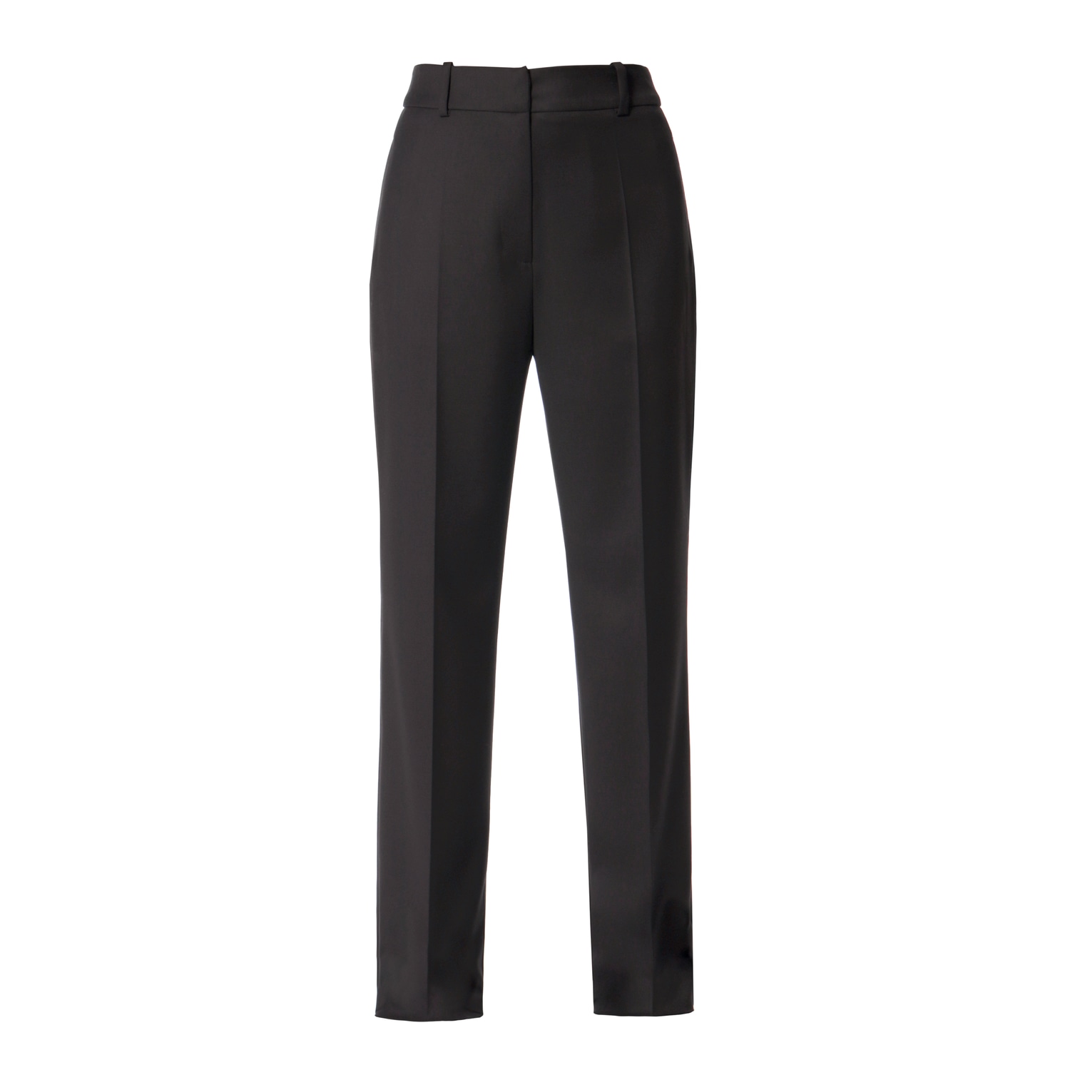 Aggi Women's Erin Rich Black Straight Suit Trousers