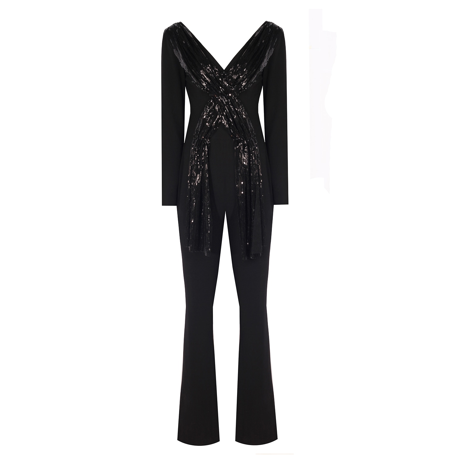 Madebyza Women's Black Flared Jumpsuit In Black