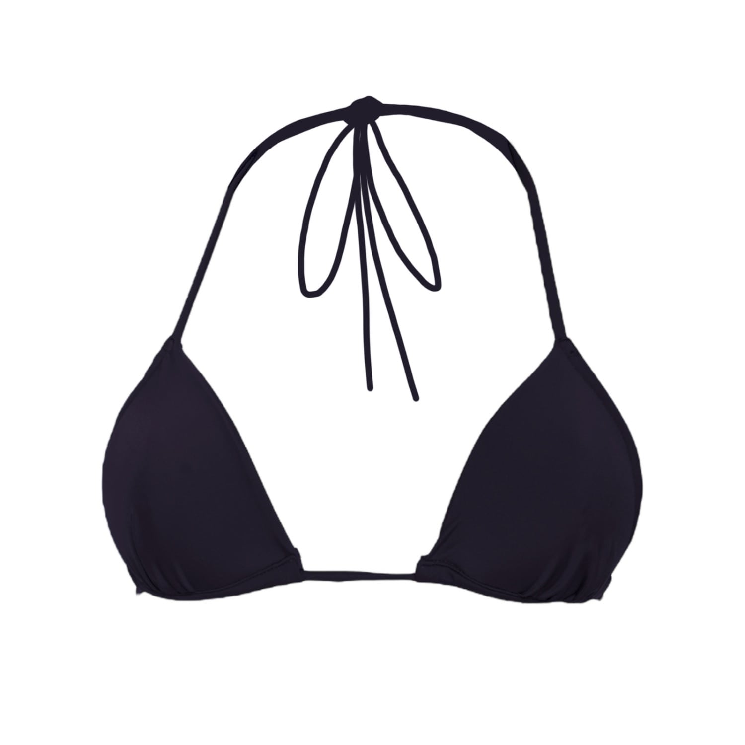 Rêve De Rive Women's Esmé Black Bikini Top In Black
