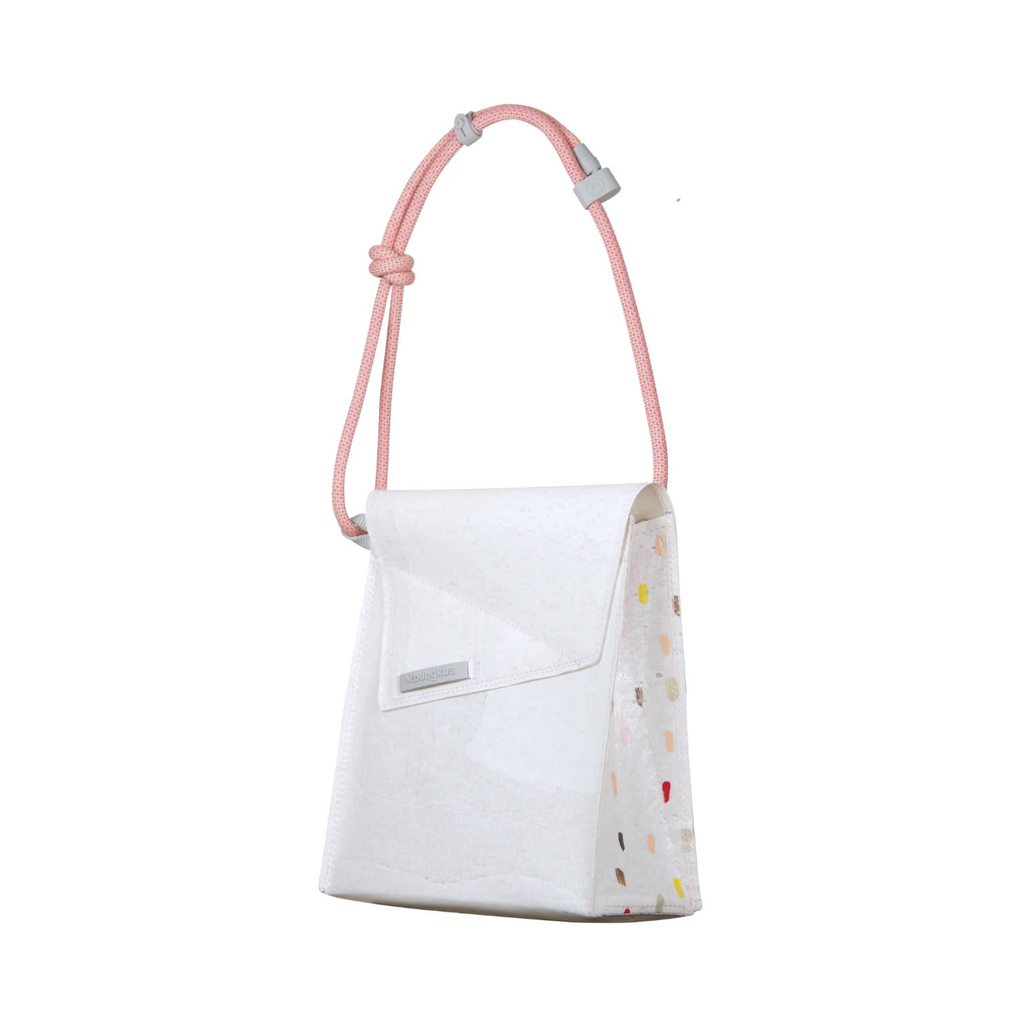 M.craftsman Women's Mbungkus Resatchel Bag – White – Bubble Dash In White