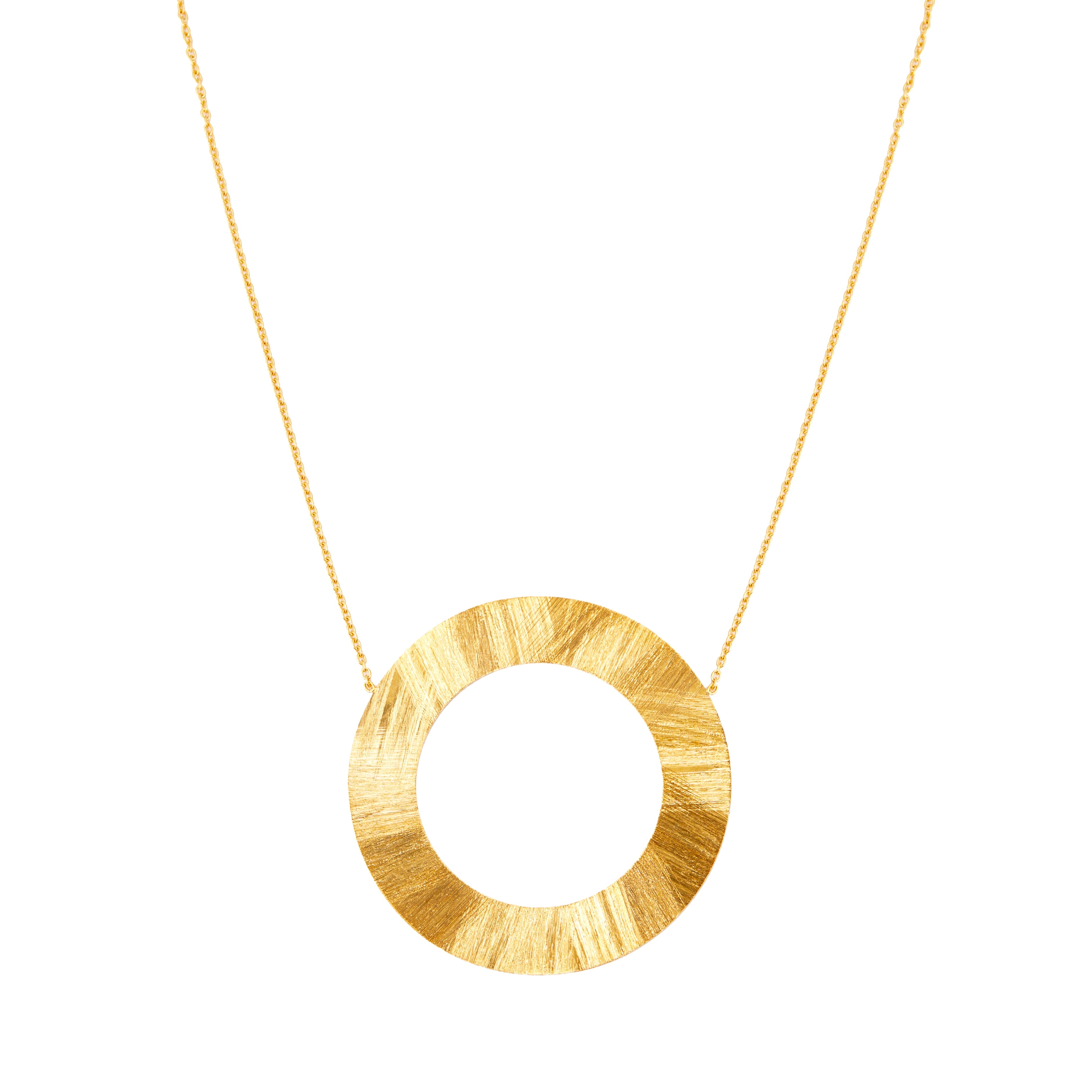 Visconti Women's Fabia Brushed Gold Ring Necklace In Gold