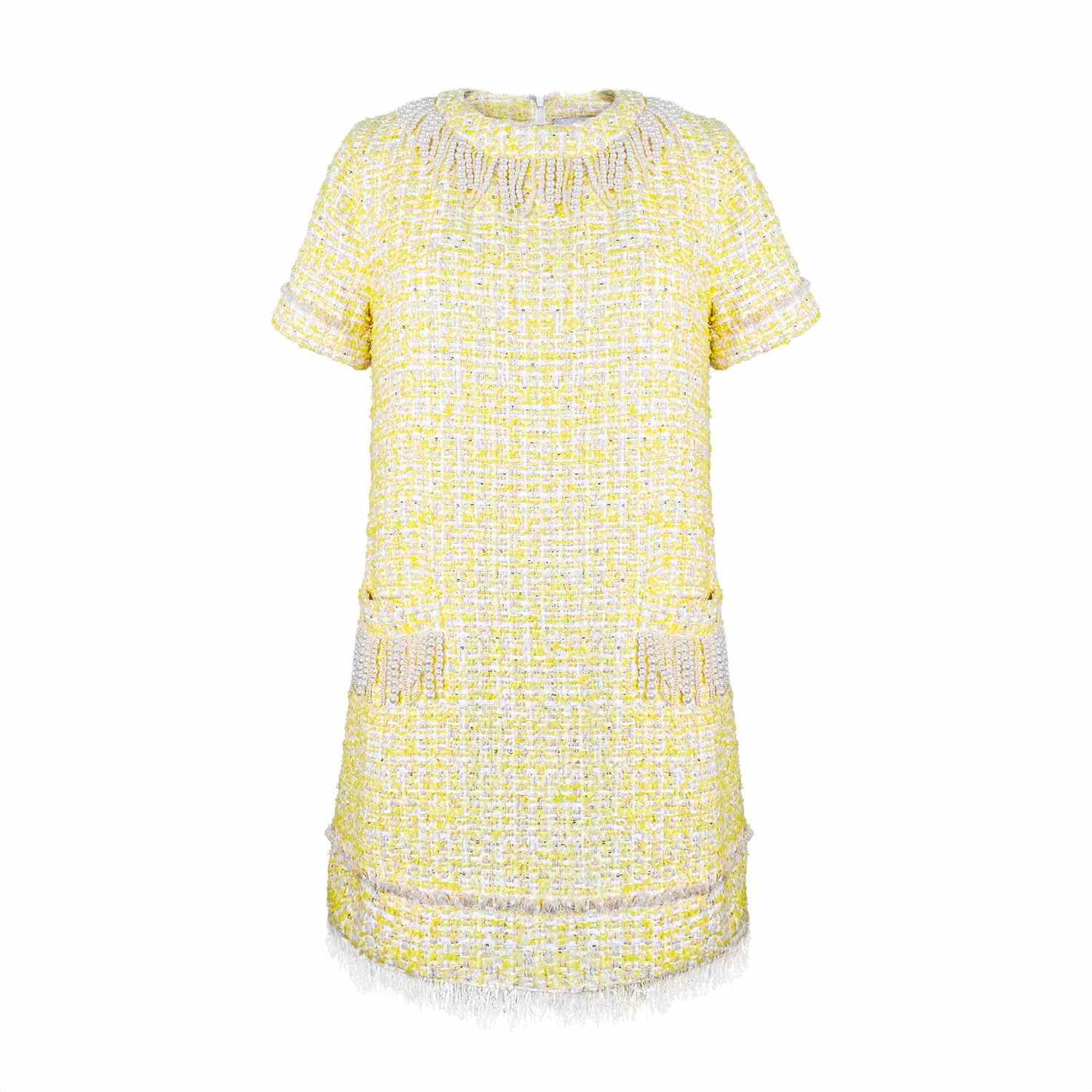 ワンピース Tullefrilloffshoulder tweed minionepiece tia-tweed-mini-dress-