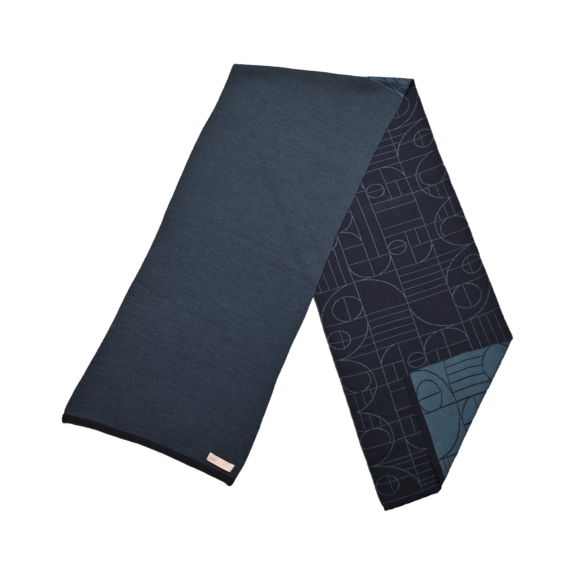Maria Aristidou Women's Unisex Double Side Play Scarf - Blue In Blue