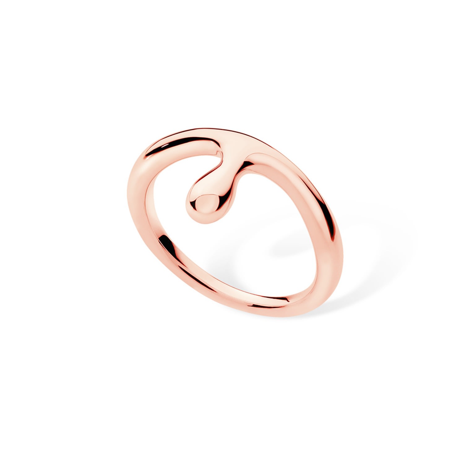 Lucy Quartermaine Women's Dripping Ring In Rose Gold Vermeil In Pink