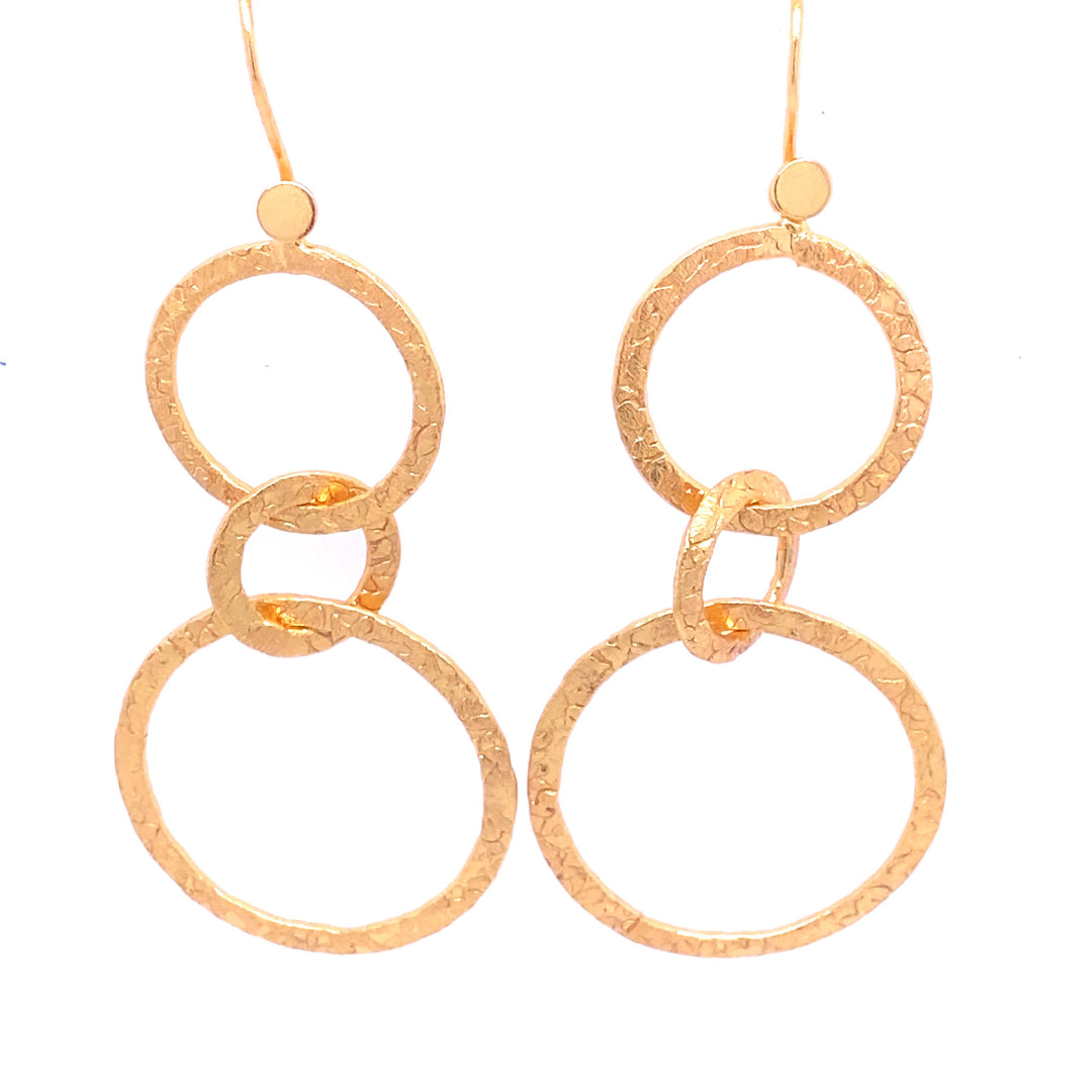 Gem Bazaar Jewellery Women's Goldilocks Earrings In Gold