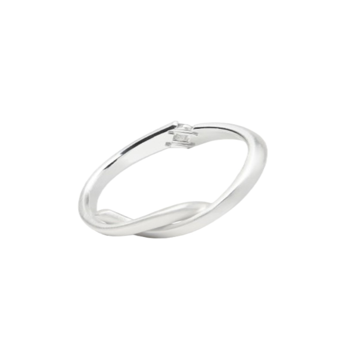 Saachi Women's Knotted Cuff Silver Bracelet In Silver