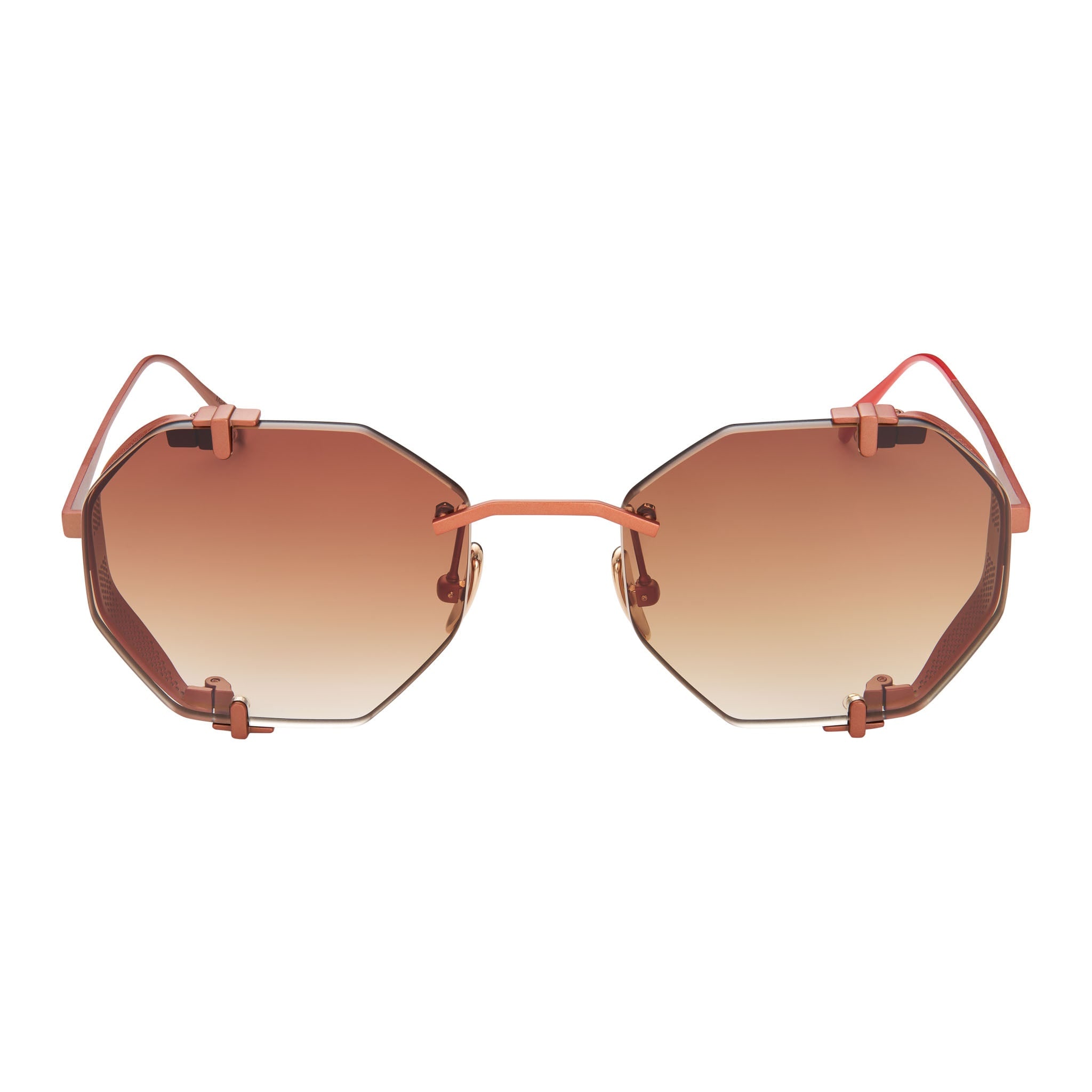 Vysen Eyewear Women's Rose Gold The Sever Terracota Titanium In Rose Gold