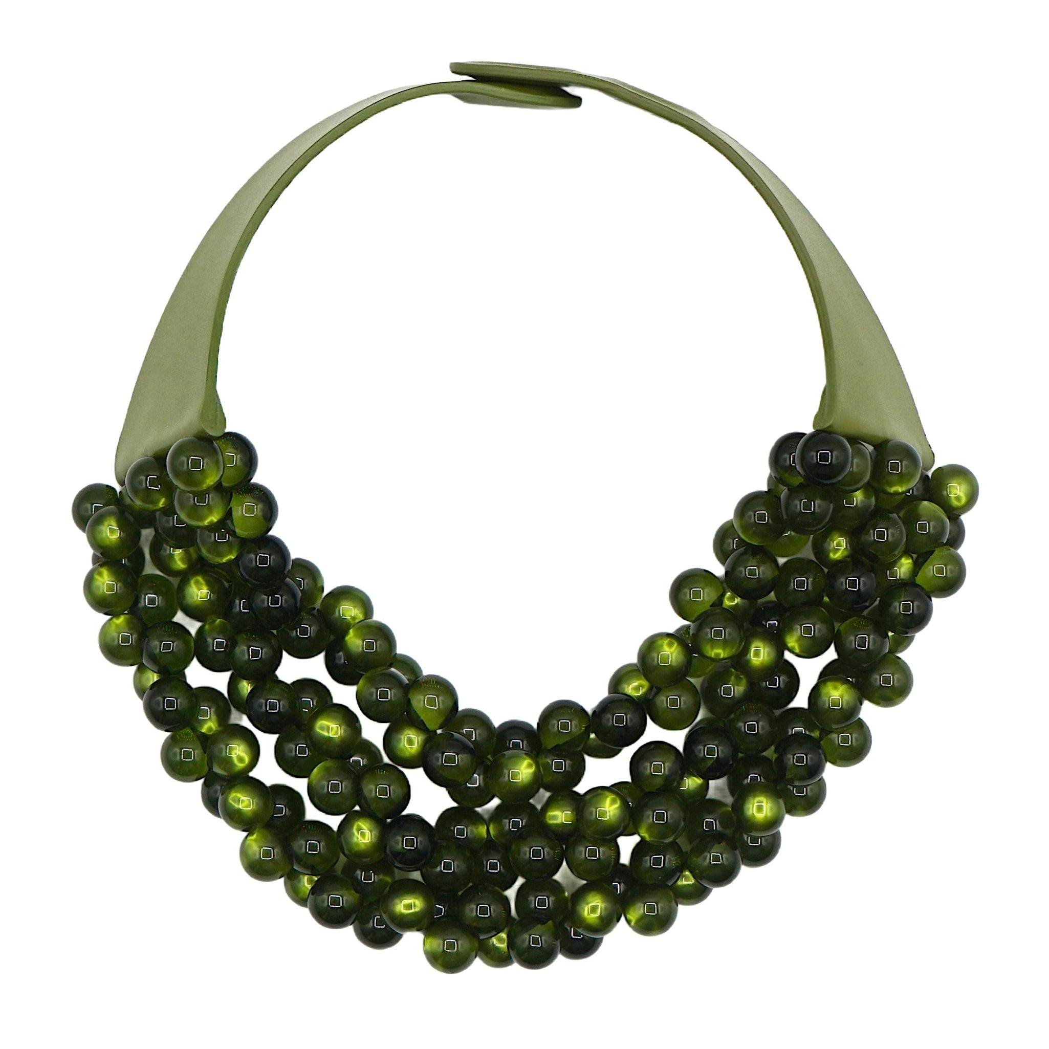 Fairchild Baldwin Women's Green The Bubble Olive Necklace