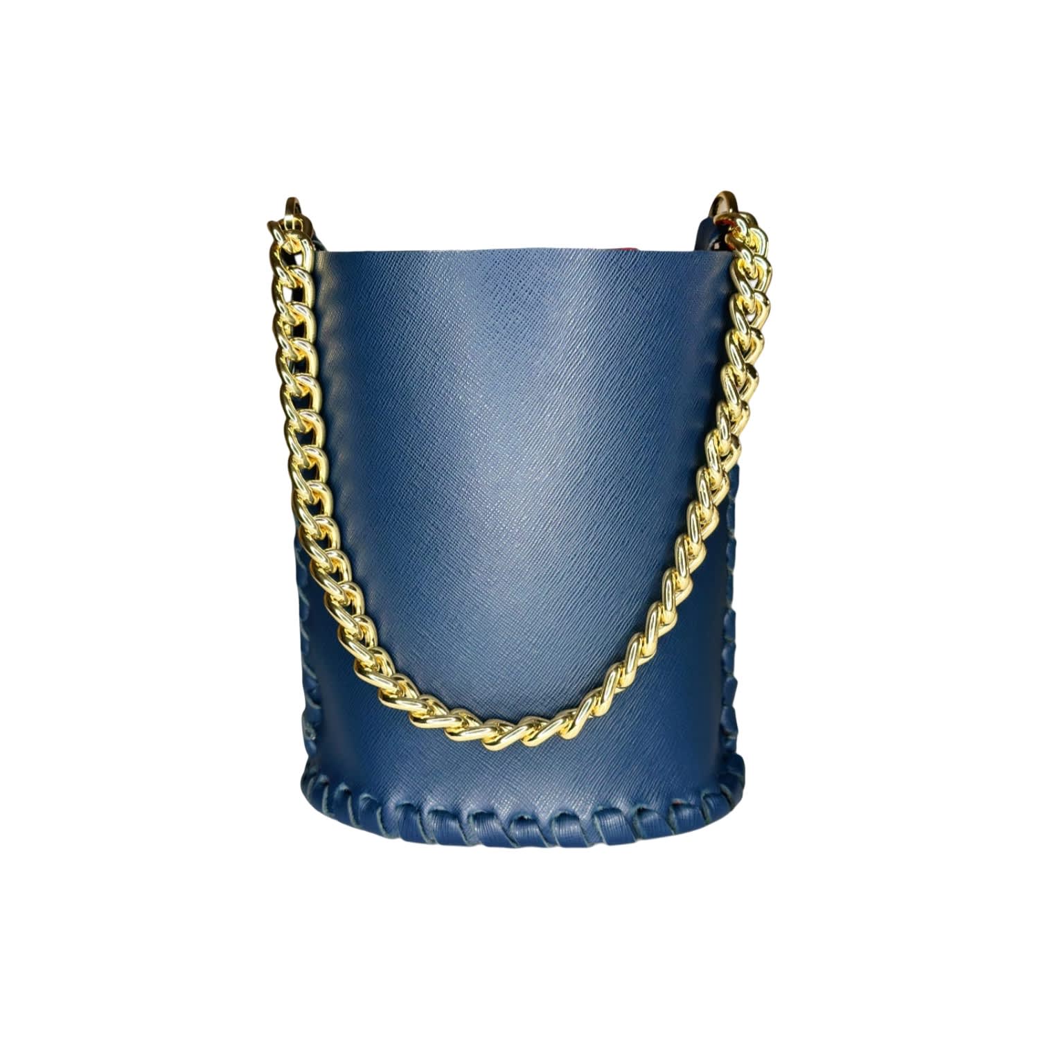 Ruj Heritage Women's Blue / Gold / Red Bucket Bag Midnight Blue In Multi