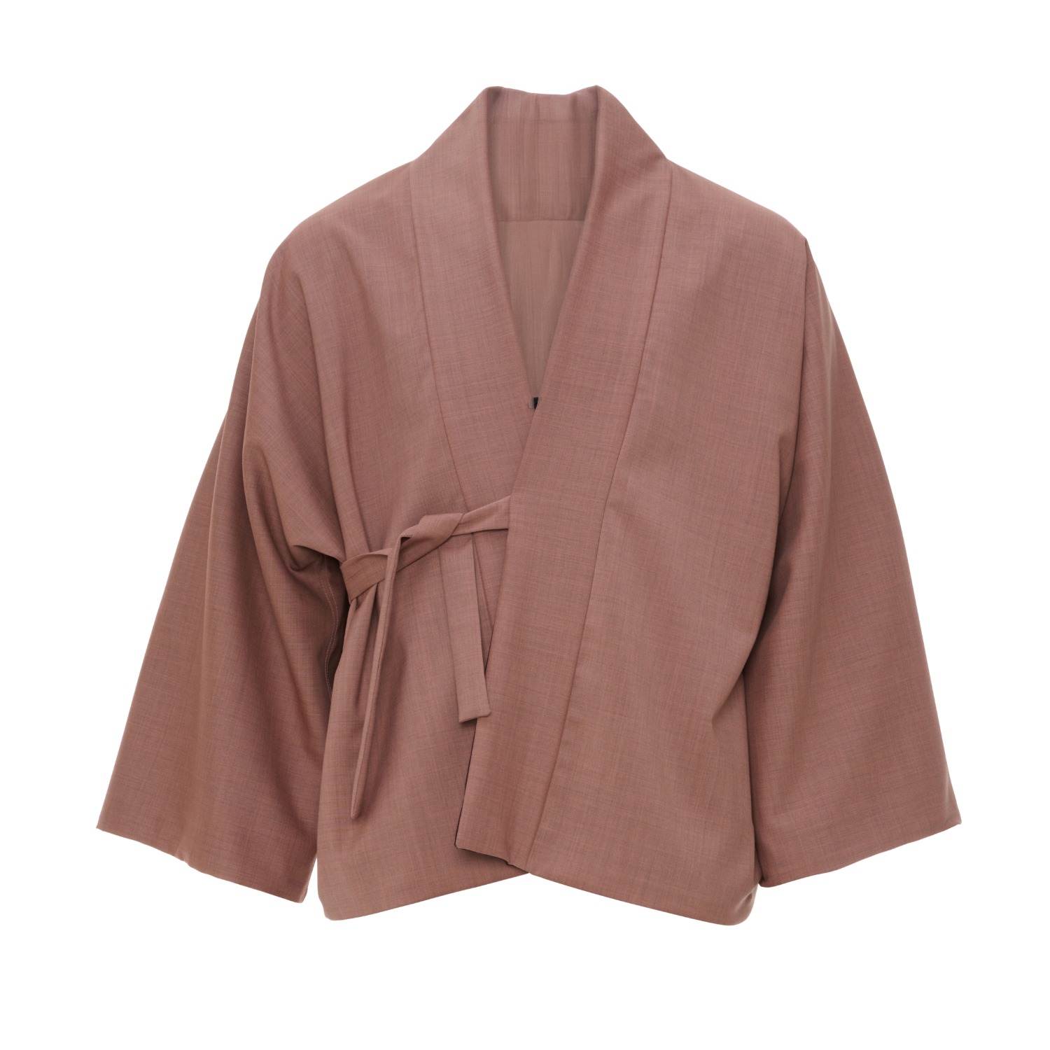 Moe Women's Pink Rose Wool Jacket Reversible In Pink