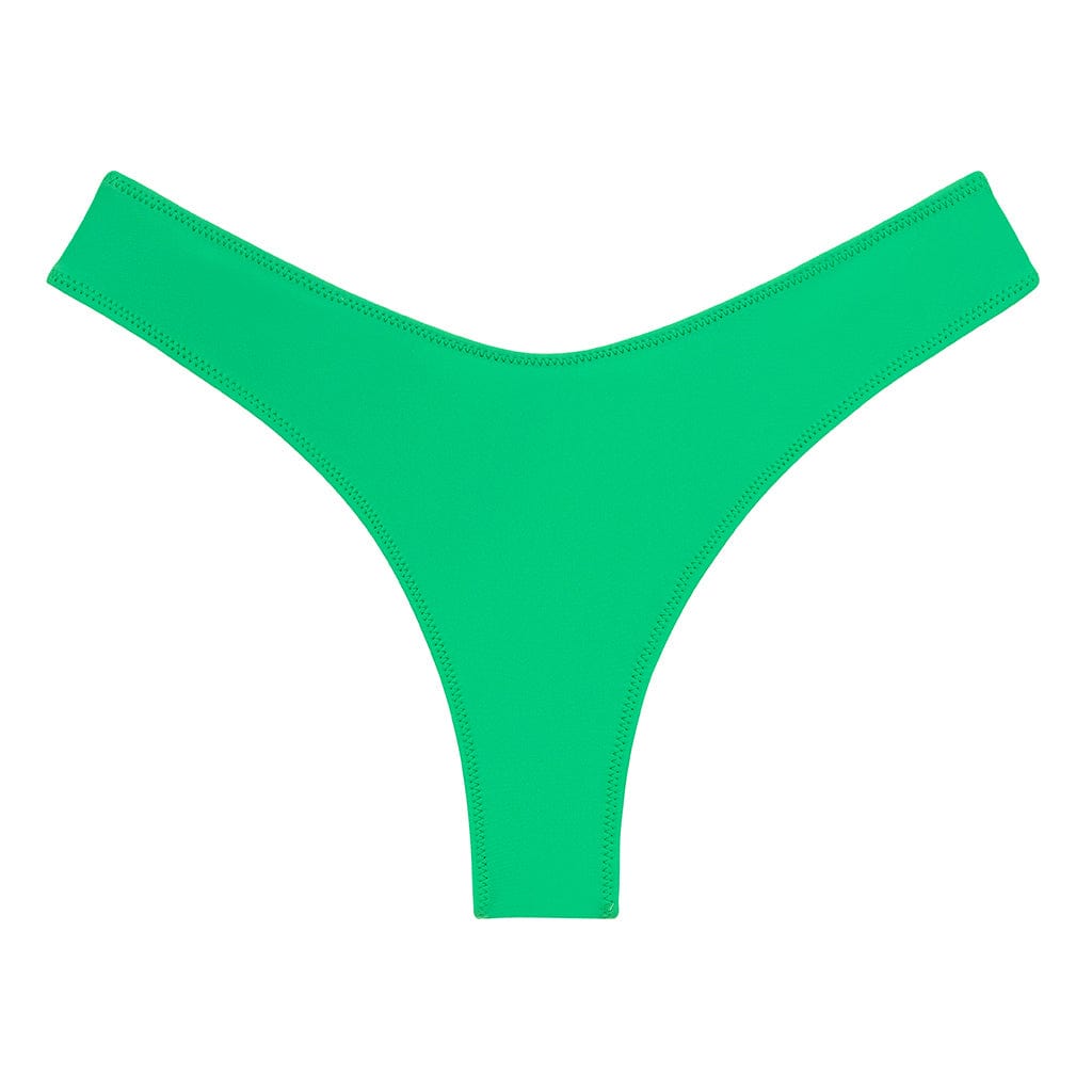 Women’s Green Verde Lulu Zig-Zag Stitch Bikini Bottom Large Montce Swim