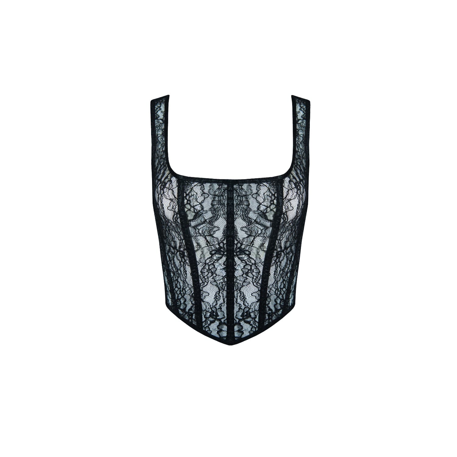 Vestiaire D'un Oiseau Libre Women's Black Lace Corset