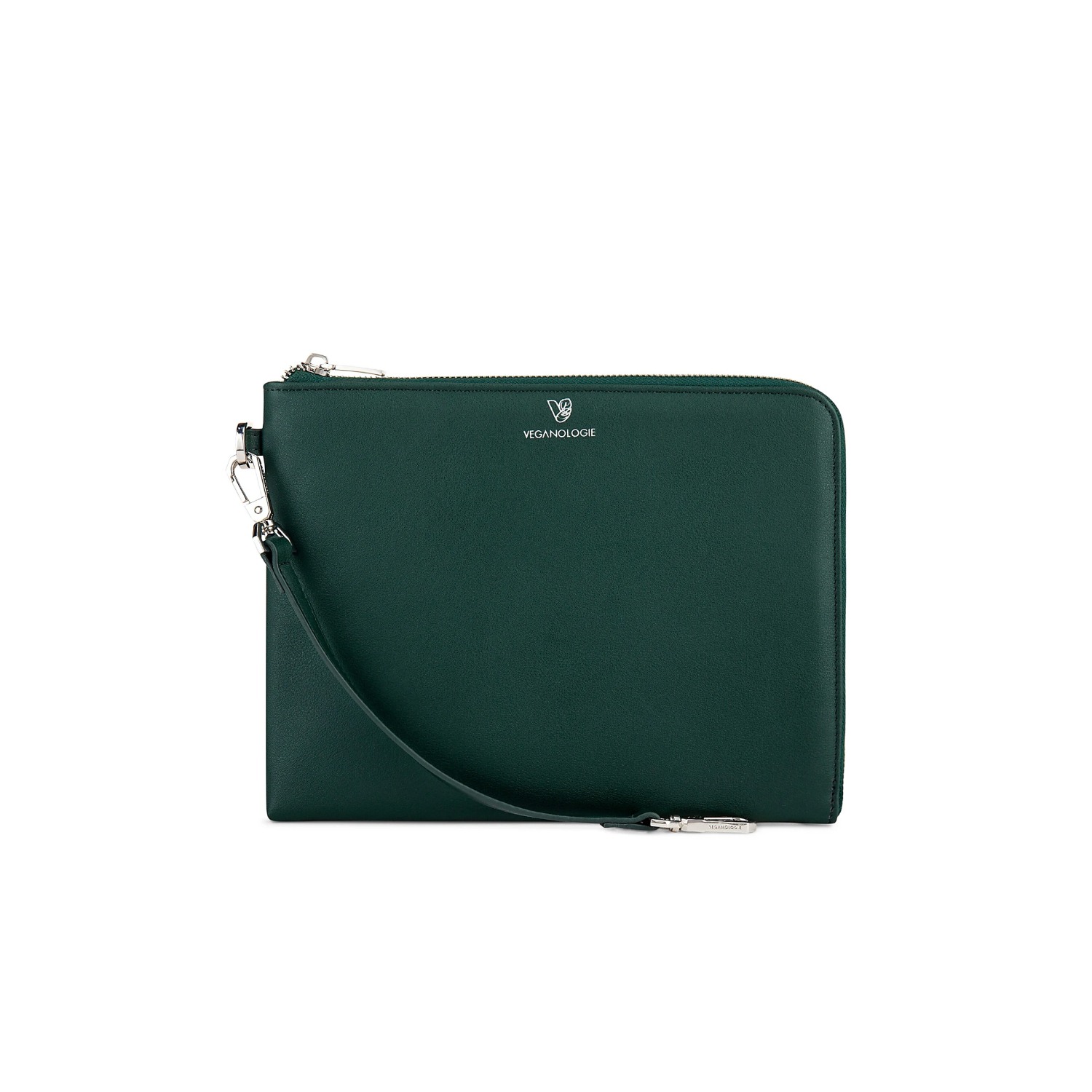 Veganologie Women's Green Demi Pouch In  - Large In Green