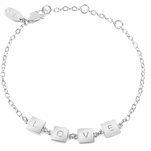 Neola Silver Love Bracelet In Love